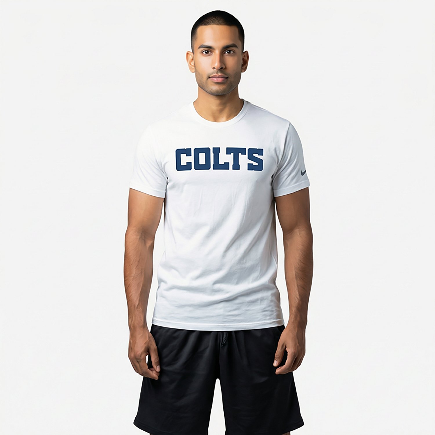 Nike Men's Colts Wordmark Essential T-shirt - view number 2