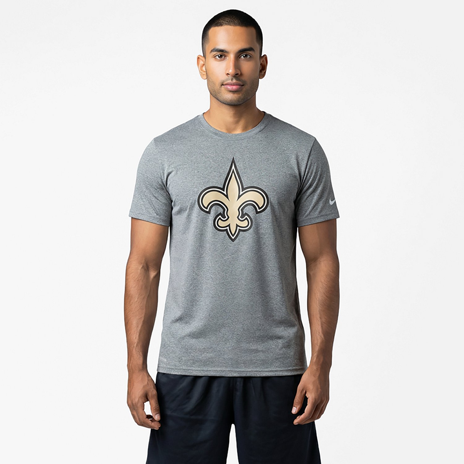 Nike Men's New Orleans Saints Legend Logo T-shirt - view number 2
