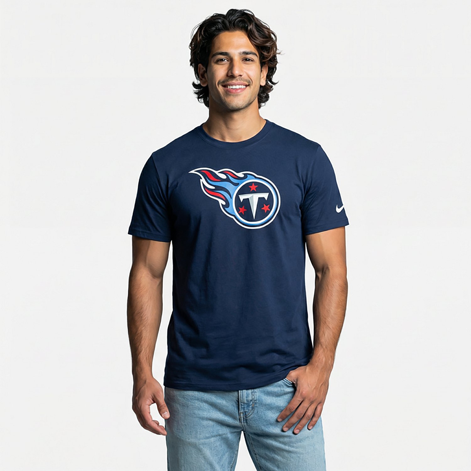 Nike Men's Titans Legend Logo T-shirt - view number 2