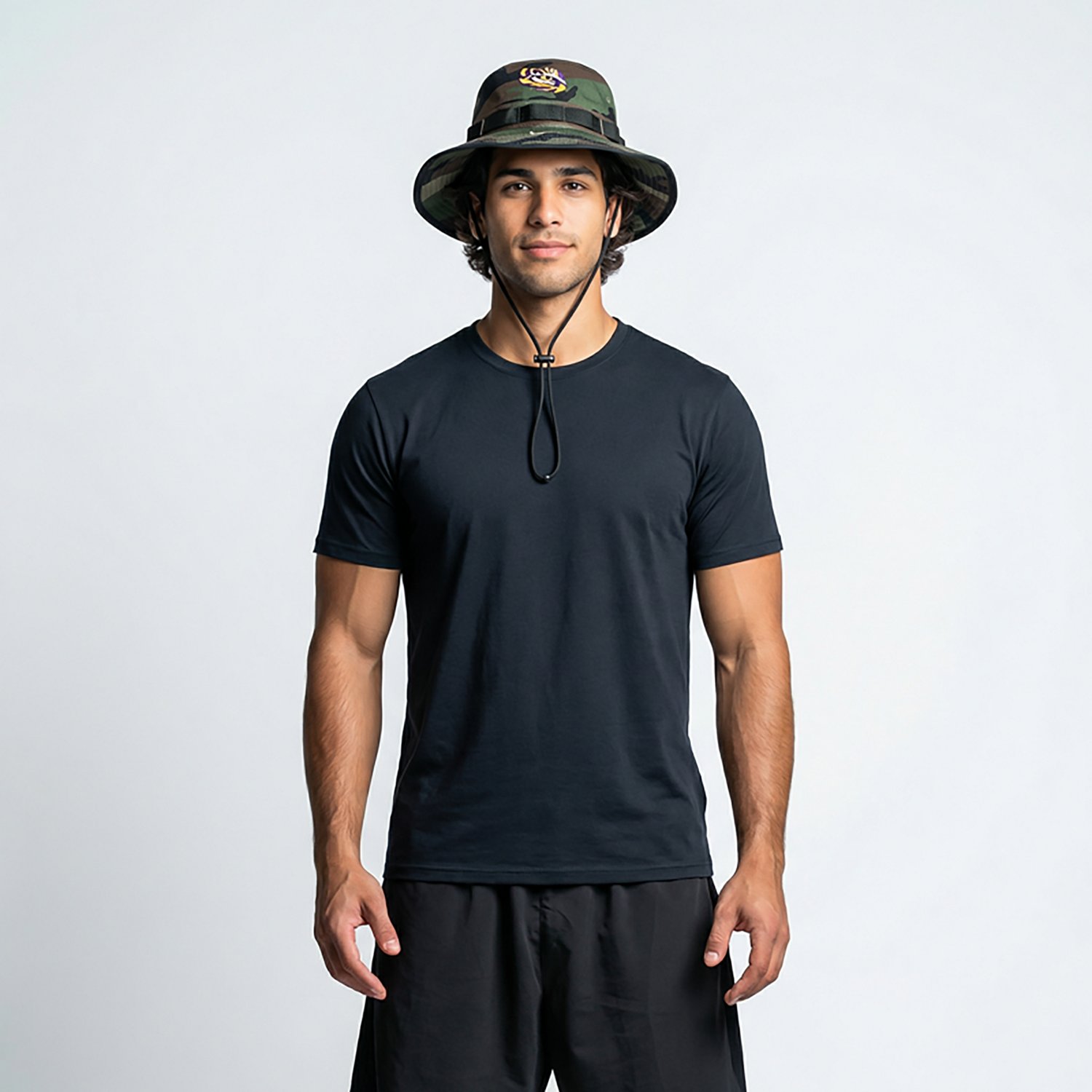 Nike Men's LSU Military Appreciation Apex Boonie Hat - view number 2