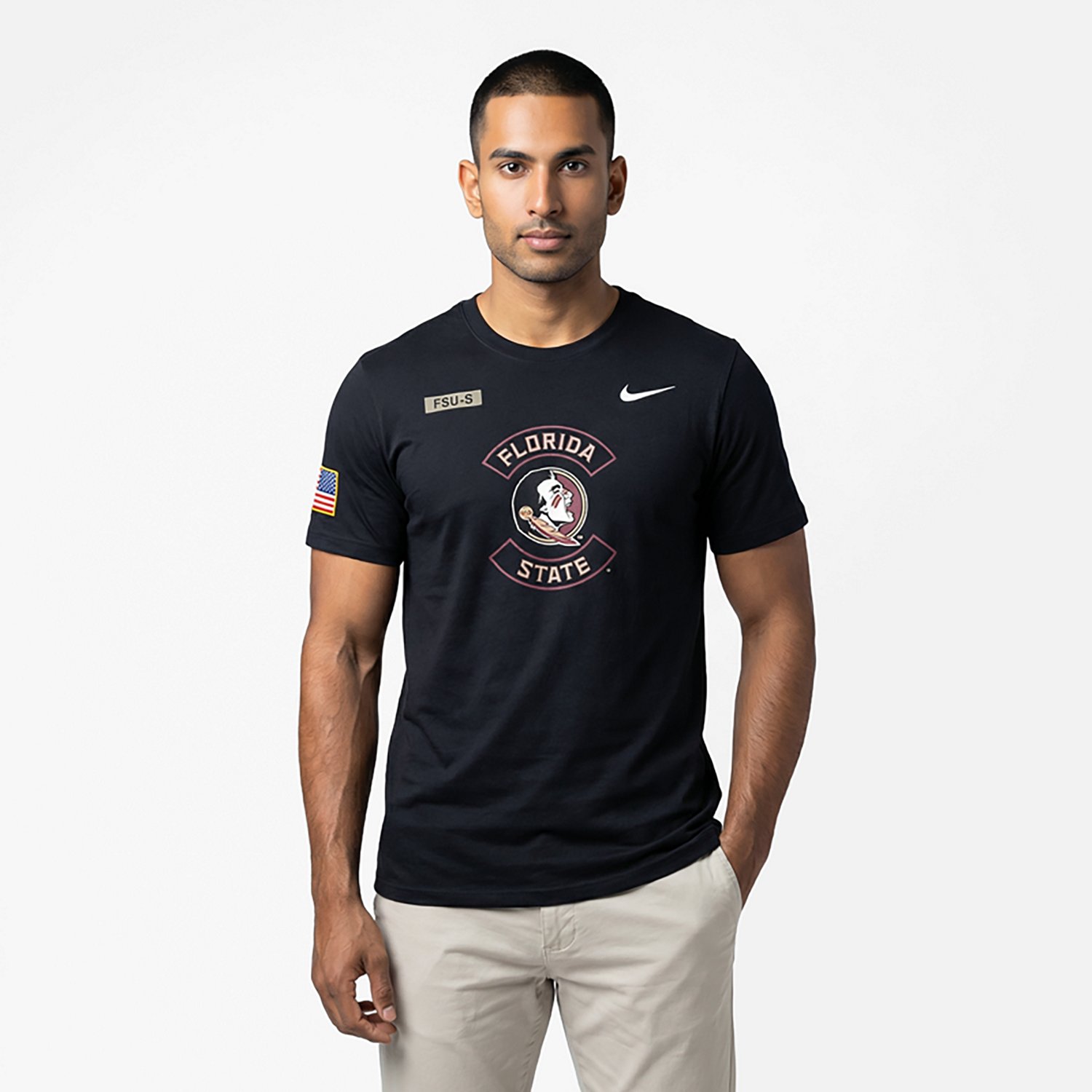 Nike Men's Florida State Military Appreciation Dri-FIT T-shirt - view number 2