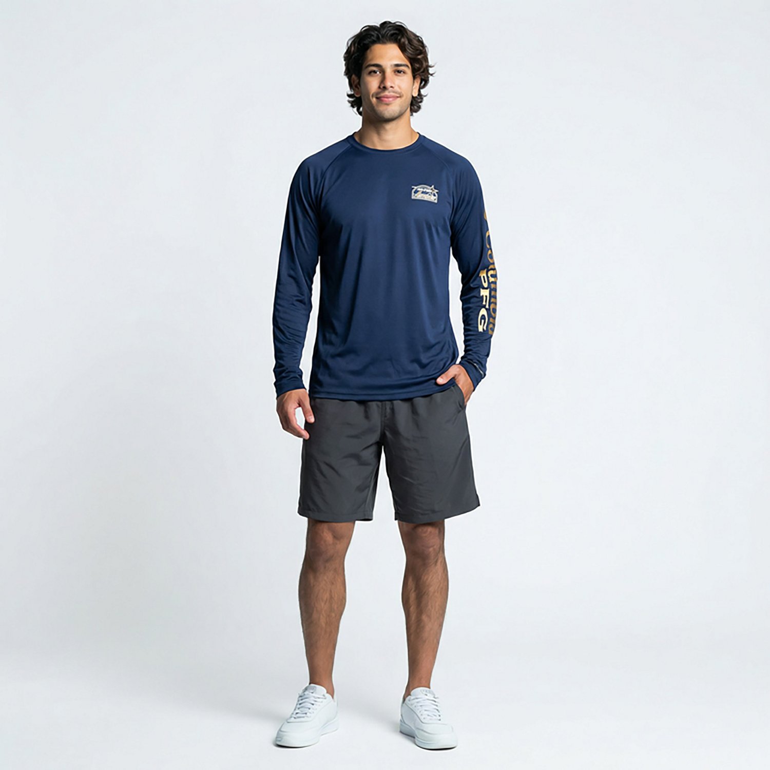 Columbia Sportswear Men's Houston Astros Cooperstown PFG Terminal Tackle Long Sleeve T-shirt