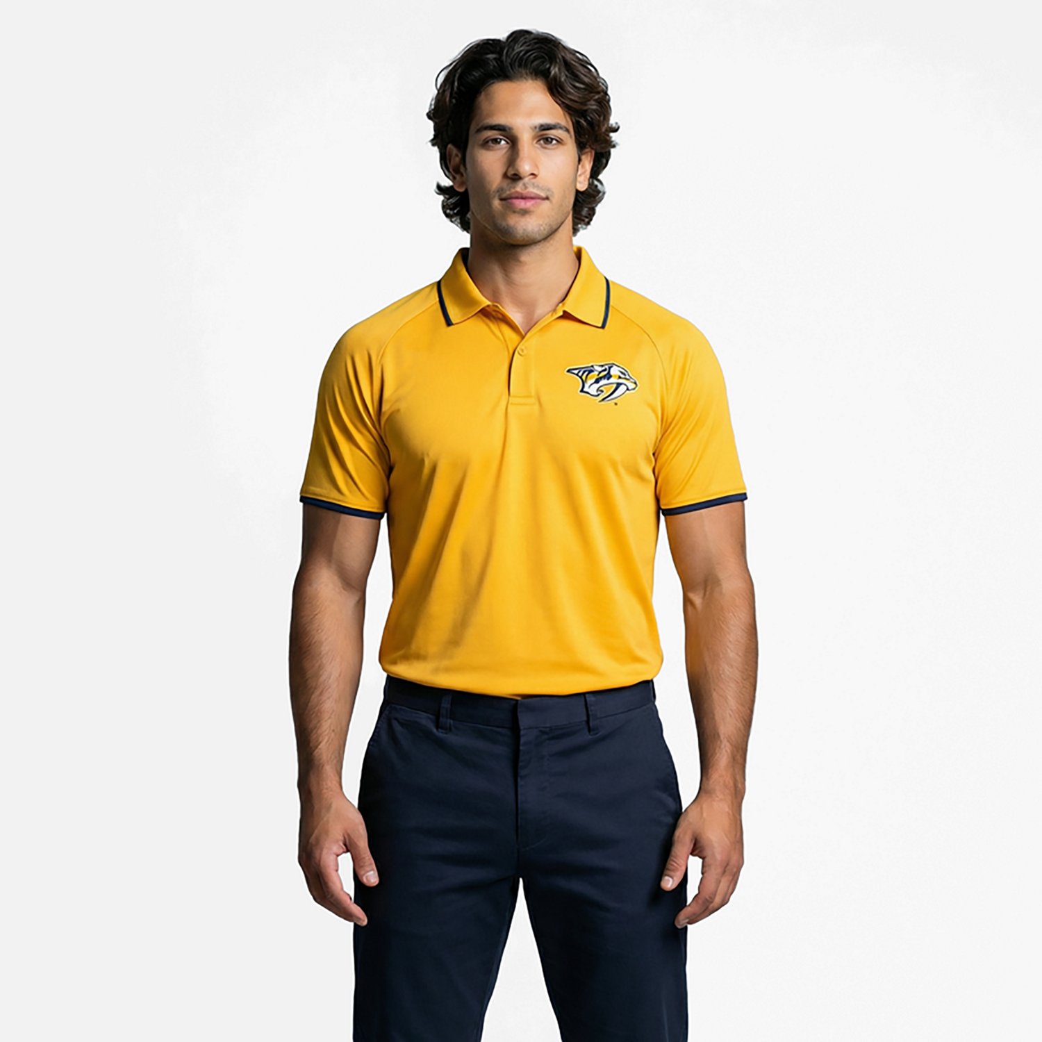 Fanatics Men's Predators Authentic Pro Rink Polo Shirt - view number 2