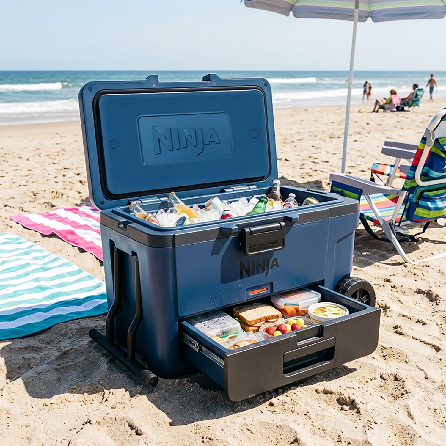 Ninja FrostVault 65qt Wheeled Cooler with Cold Dry Zone