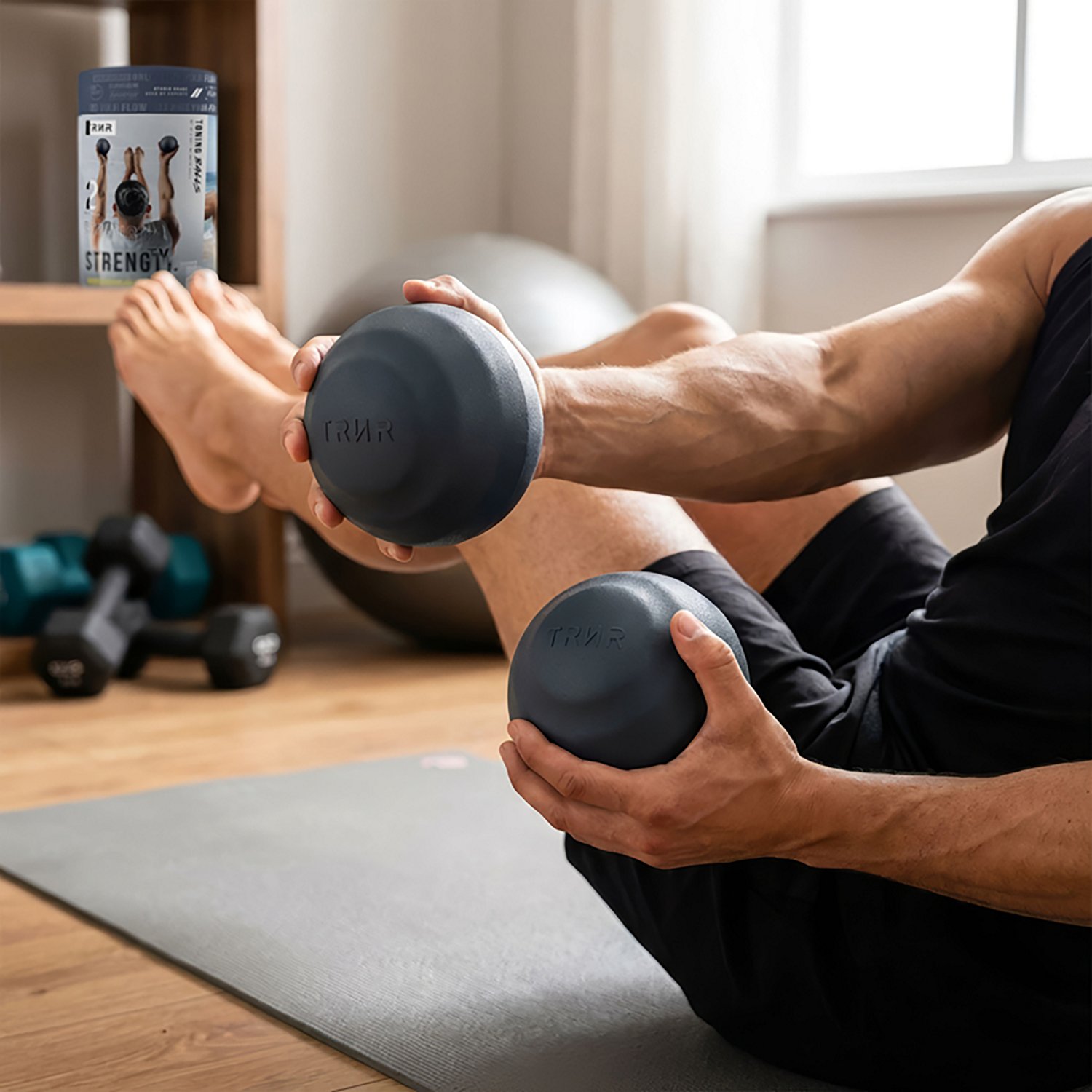 TRNR 2 kg Toning Balls 2-Pack