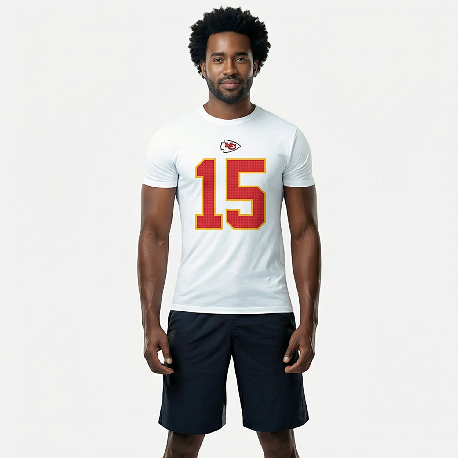 Nike Men's Kansas City Chiefs Patrick Mahomes Name and Number Short Sleeve T-shirt - view number 2