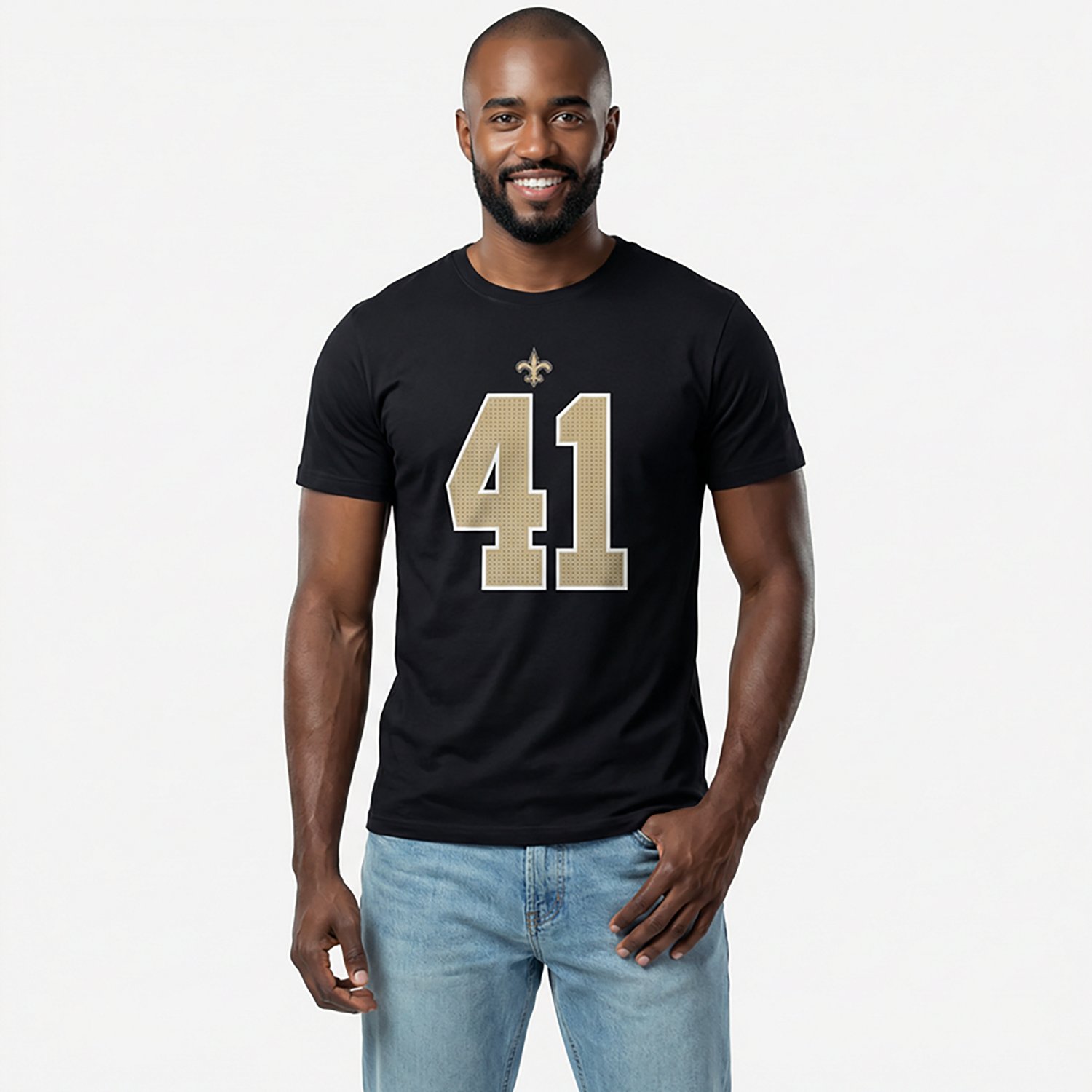 Nike Men's New Orleans Saints Alvin Kamara #41 Graphic T-shirt