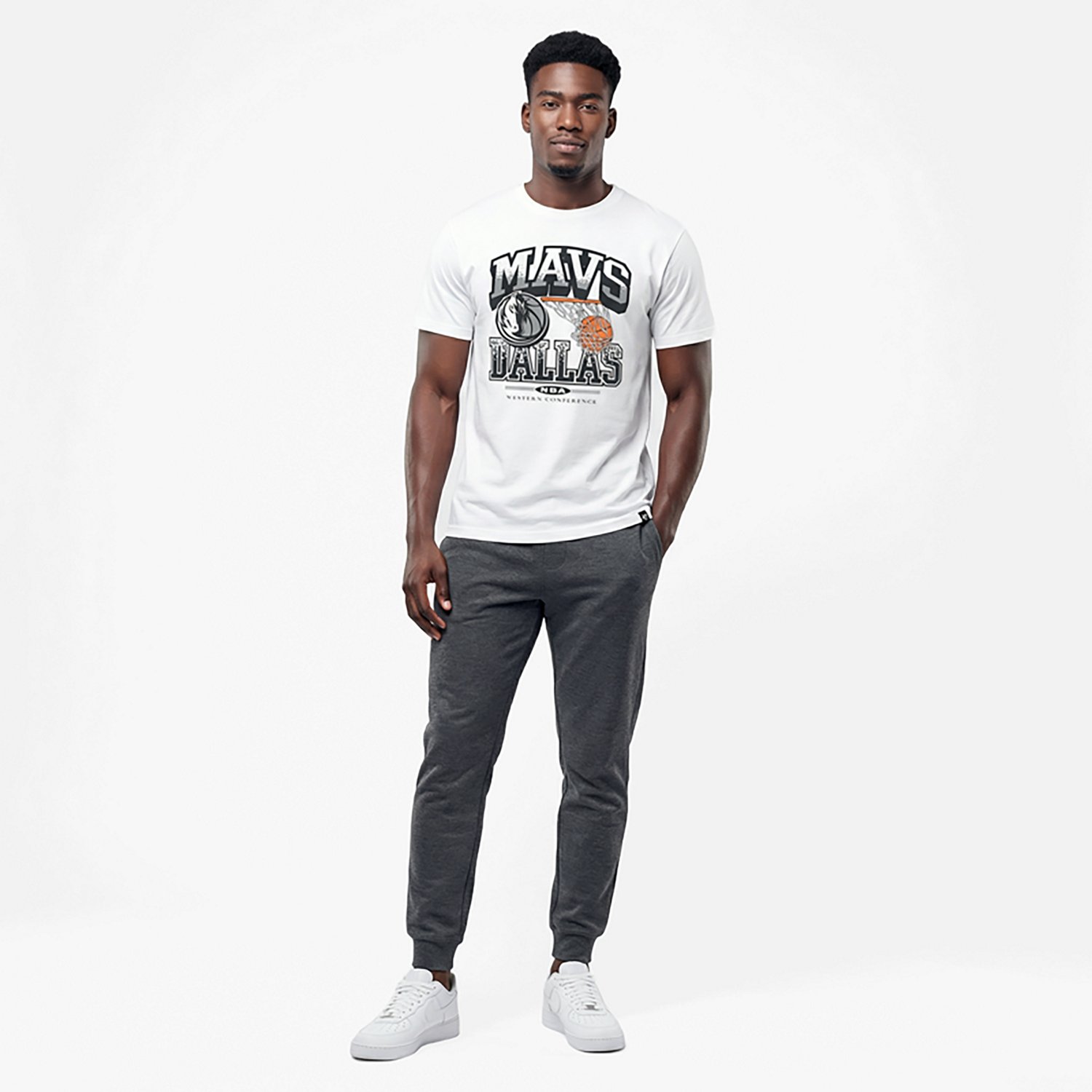 '47 Dallas Mavericks Men's City Edition No Look Franklin Short Sleeve T-shirt.