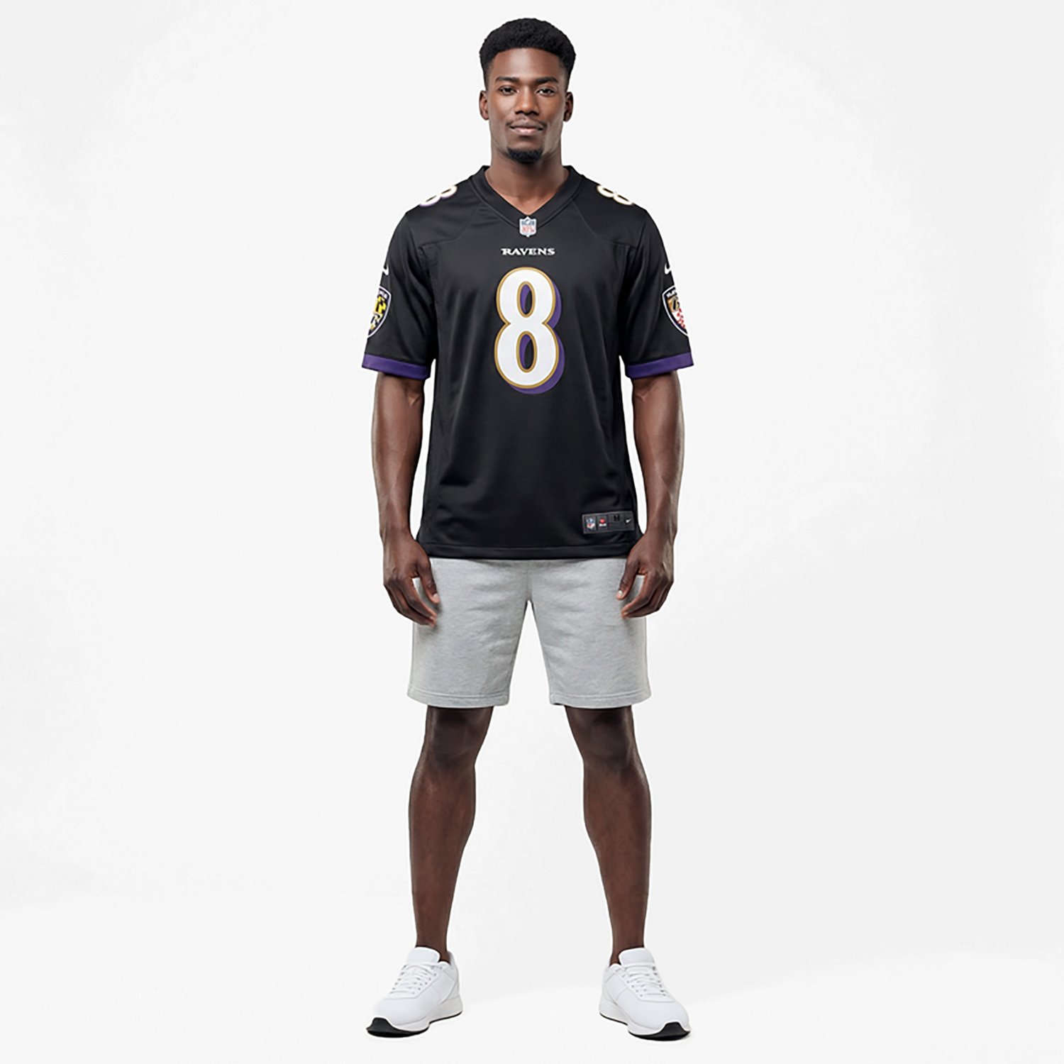 Nike Men's Ravens Lamar Jackson #8 Name & Number Alternate Game Jersey