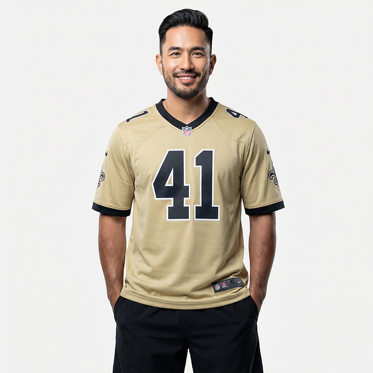 Nike Men's New Orleans Saints Alvin Kamara #41 Alternate Jersey - view number 2
