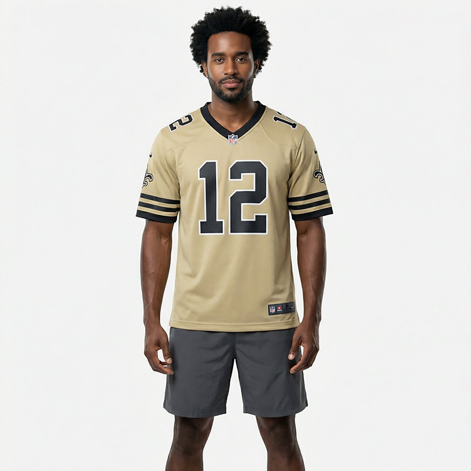 Nike Men's New Orleans Saints Chris Olave #12 Alternate Jersey - view number 2