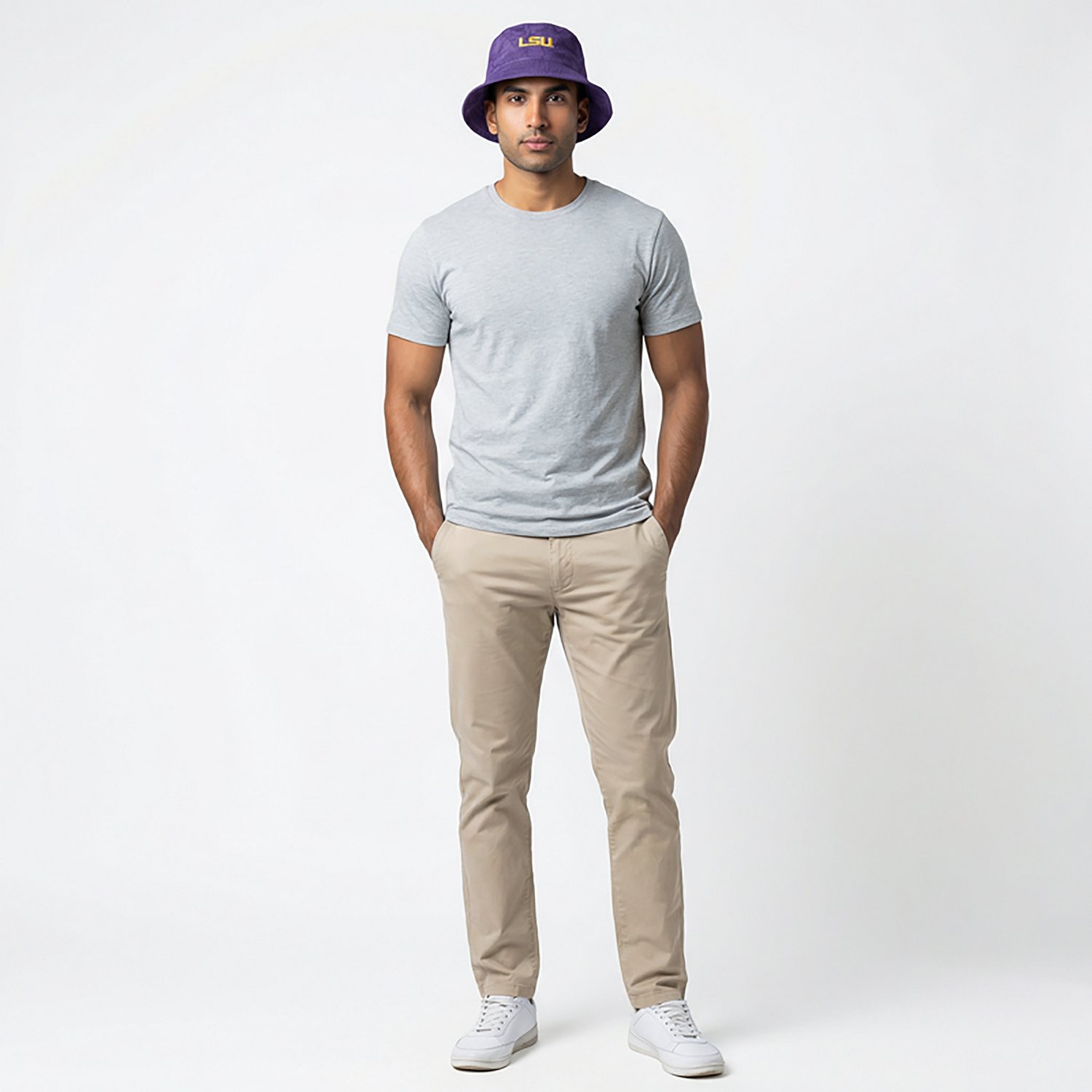 Colosseum Athletics Adults' LSU Tigers Grove Cabana Hat