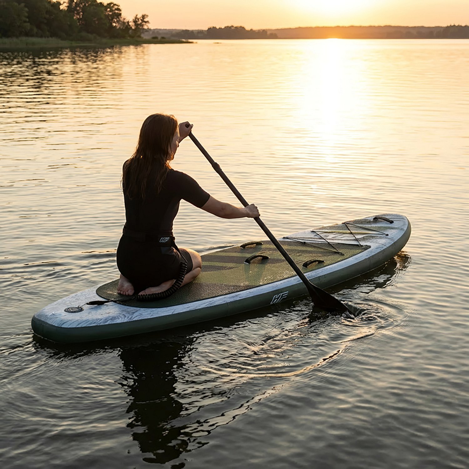 Hydro Force Kahawai Inflatable Stand-Up Paddleboard Set