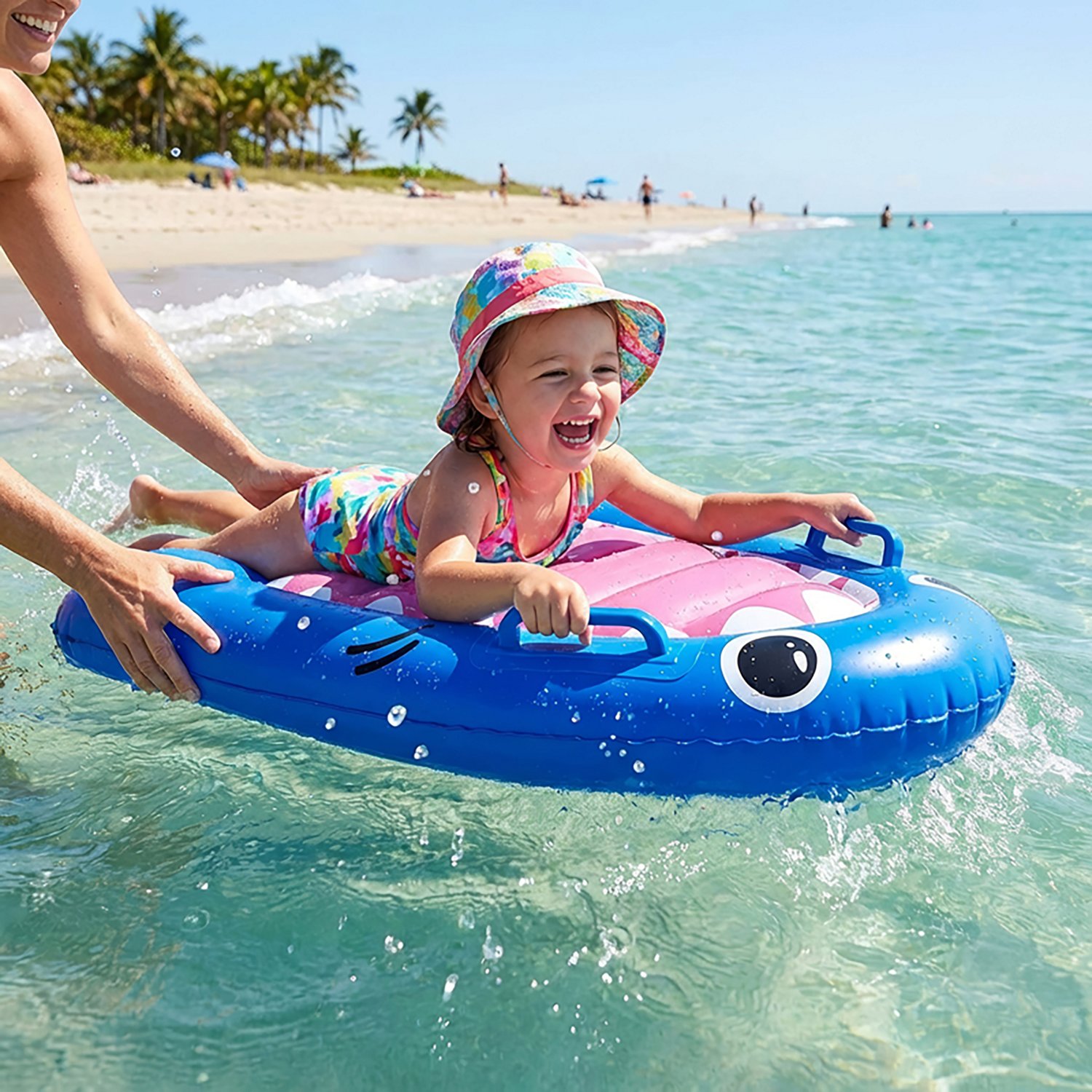 Coconut Grove Kids' Finn the Shark Kiddy Inflatable Bodyboard                                                                    - view number 4