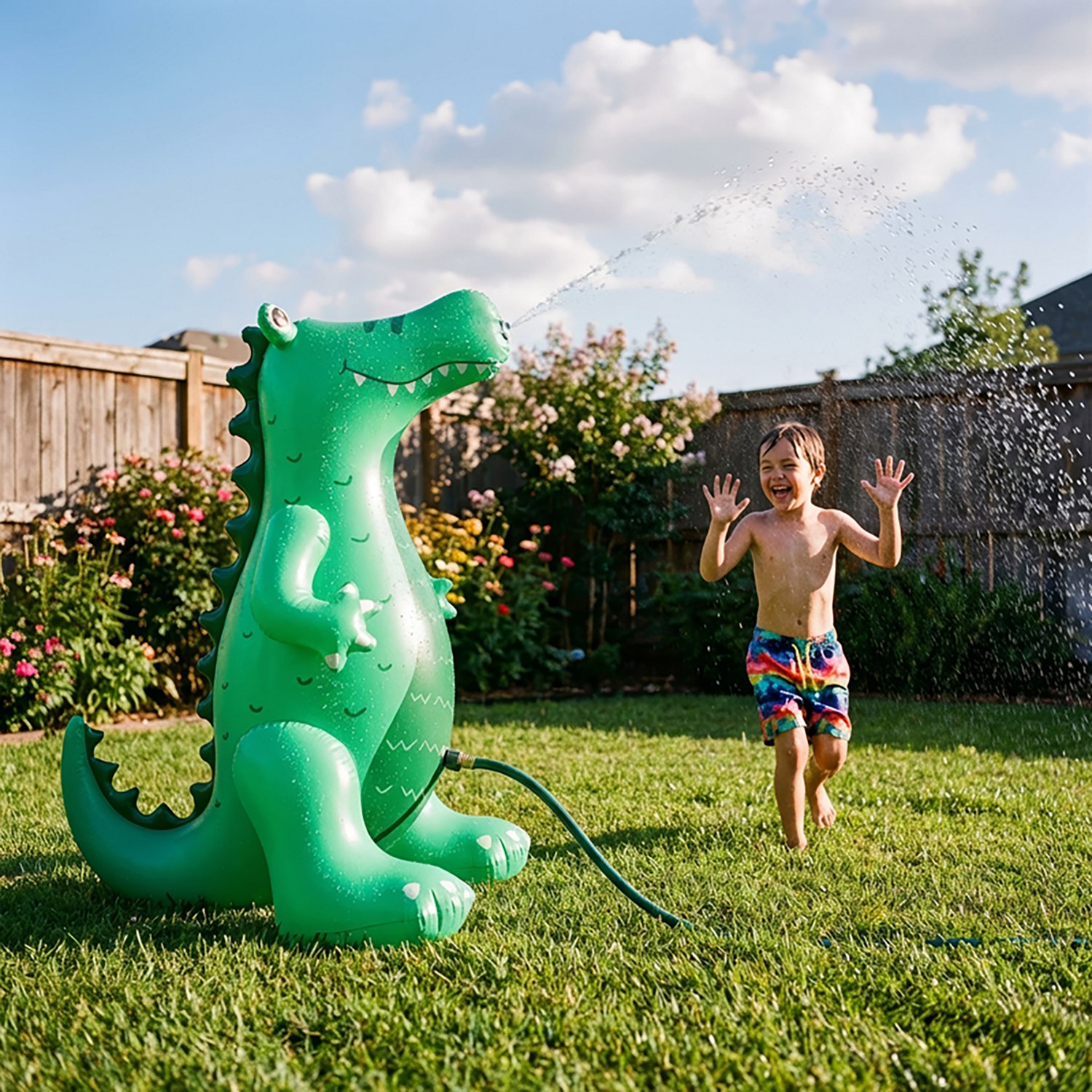 Coconut Grove Fang the Croc Giant Inflatable Sprinkler - view number 3