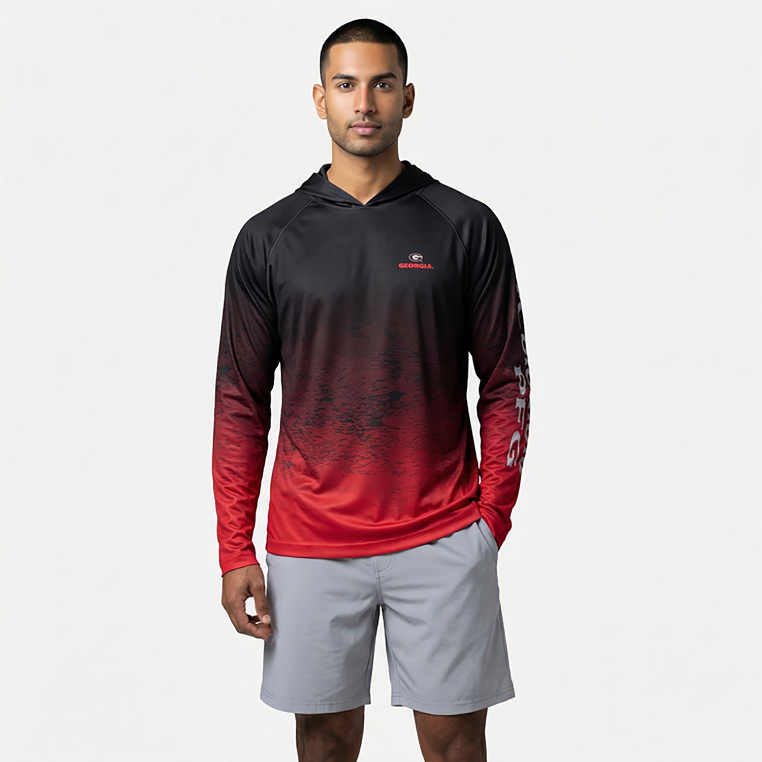 Columbia Sportswear Men's Georgia Bulldogs Collegiate PFG Super Terminal Tackle Hoodie