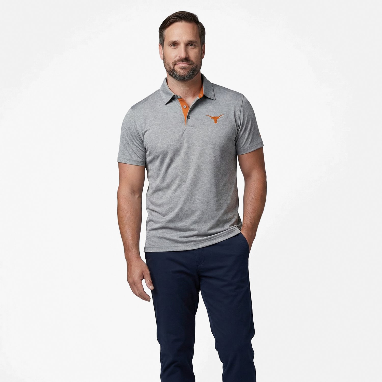 Columbia Sportswear Men's Texas CLG Vault Tech Trail Polo Shirt - view number 2