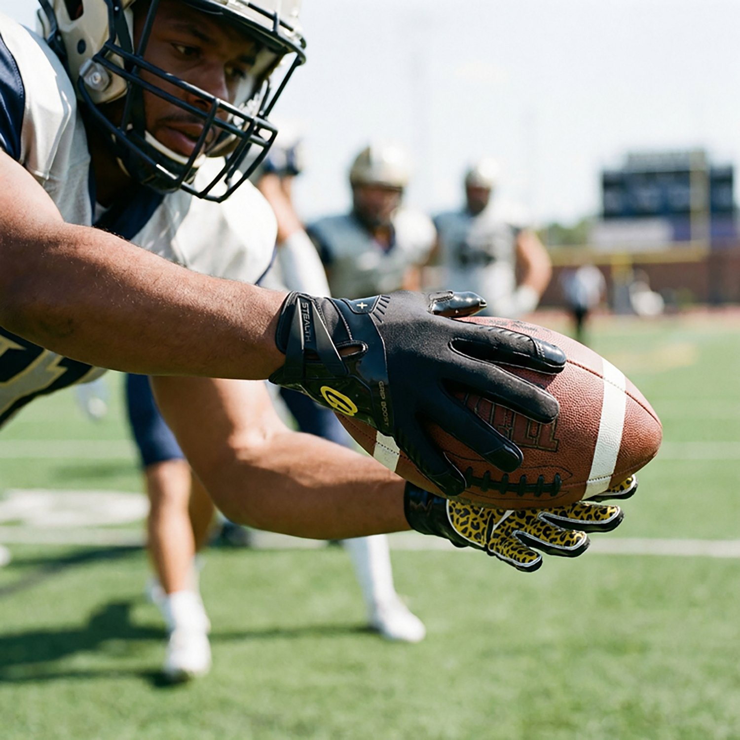 Grip Boost Adults' Stealth 6.0 Boost+ Peace Football Gloves - view number 3