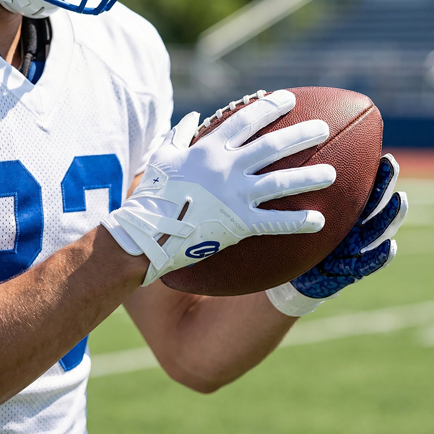 Grip Boost Adults' Stealth 6.0 Boost+ Peace Football Gloves - view number 2