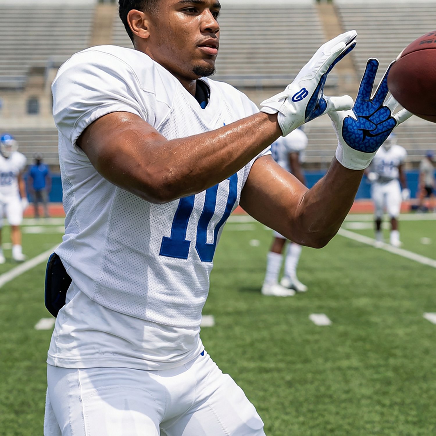 Grip Boost Adults' Stealth 6.0 Boost+ Peace Football Gloves - view number 3