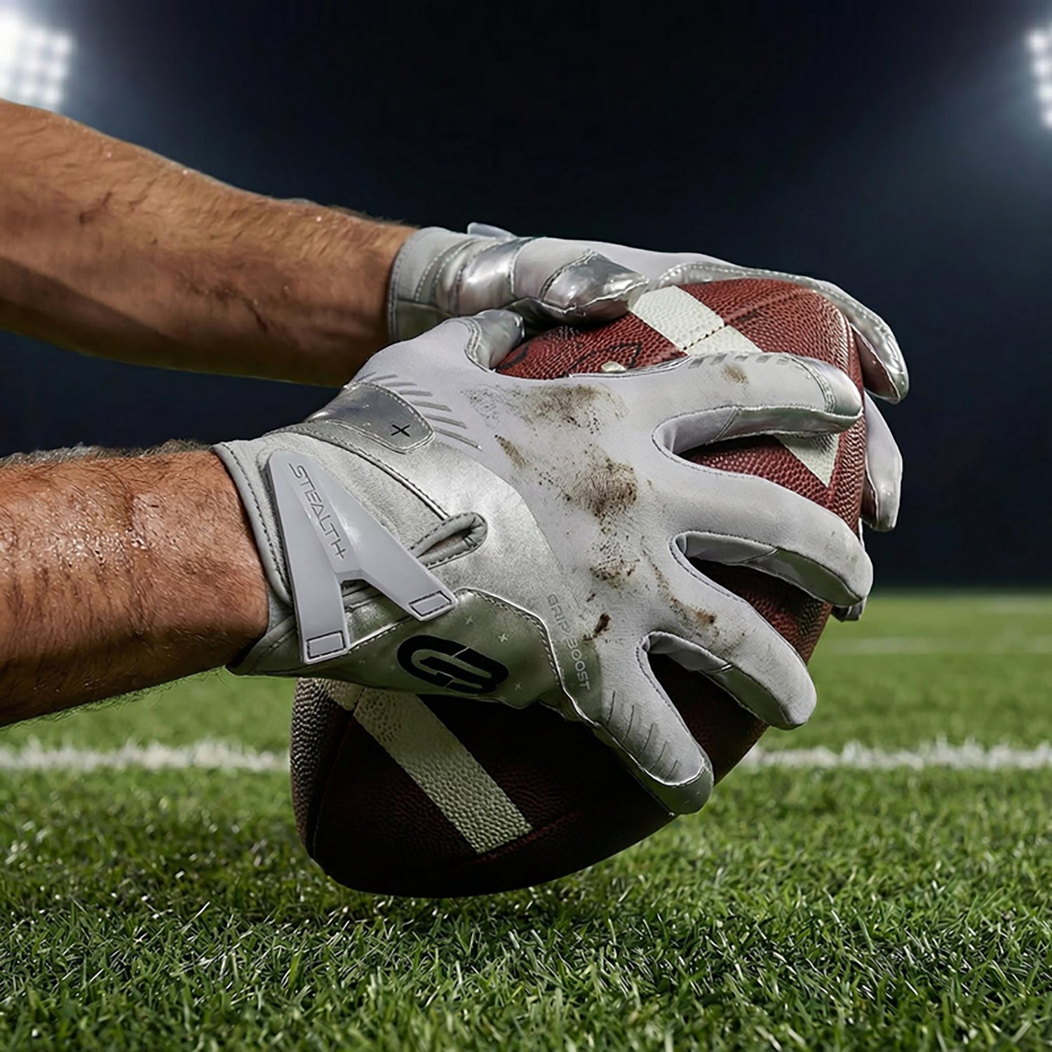 Grip Boost Adults' Stealth 6.0 Boost+ Football Gloves - view number 2
