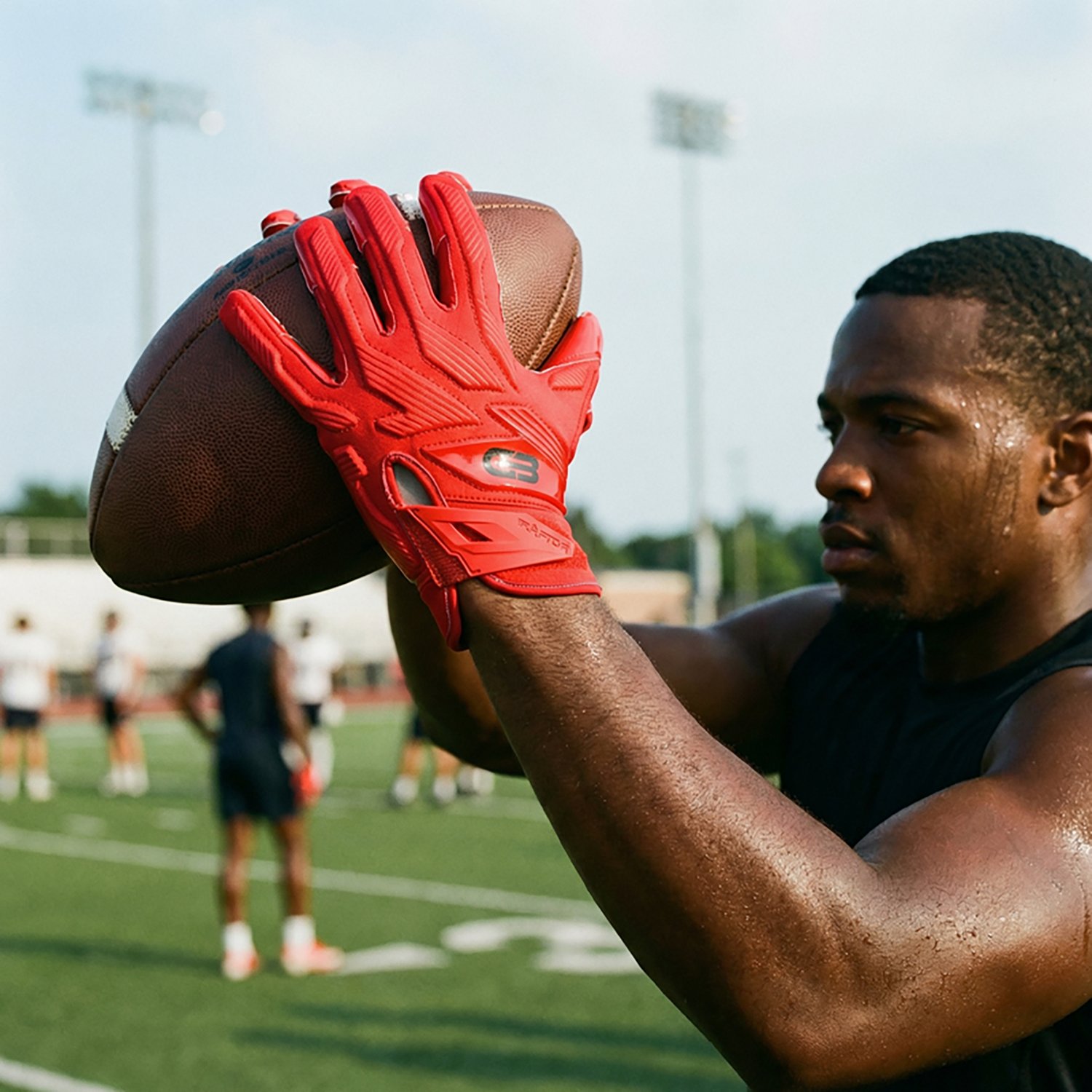 Grip Boost Men's Raptor 2.0 Football Gloves                                                                                      - view number 2