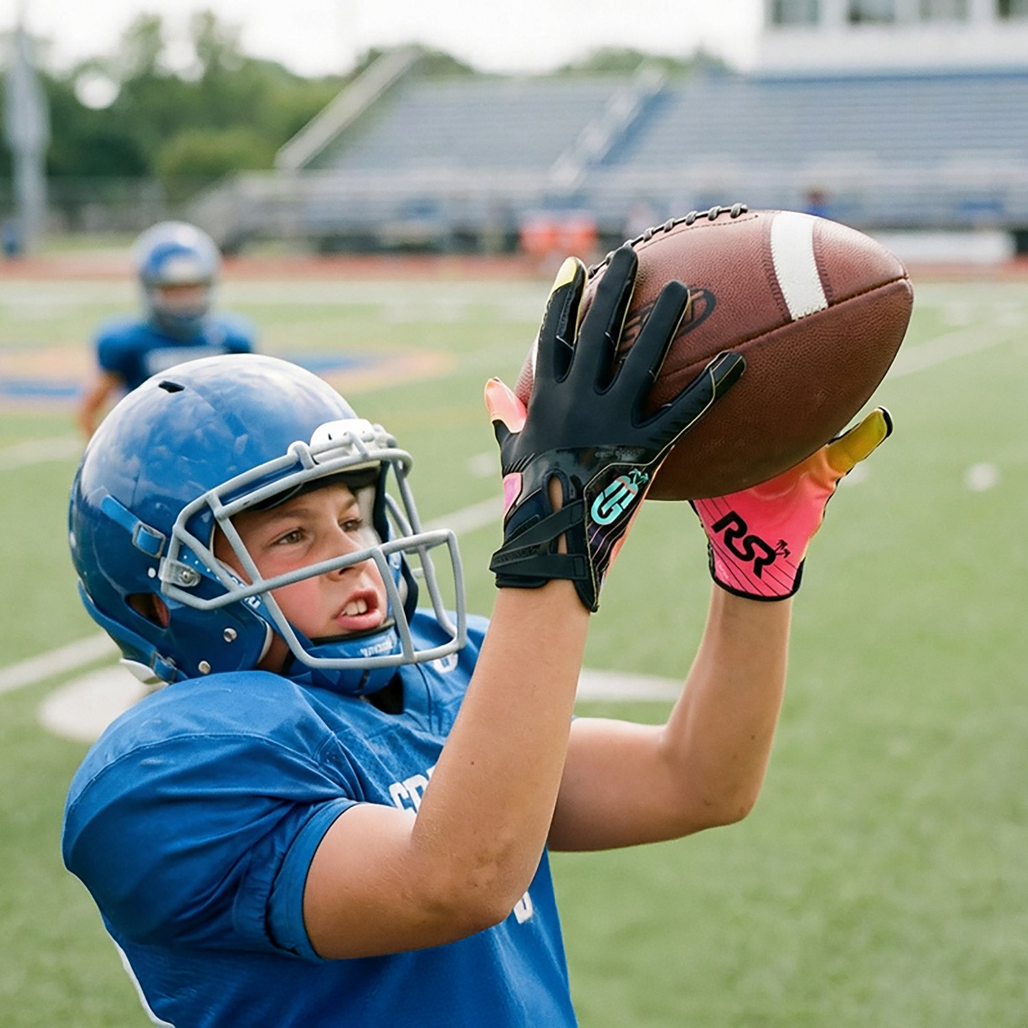 Grip Boost Boys' Rosenhaus Stealth 6.0 Football Gloves                                                                           - view number 3
