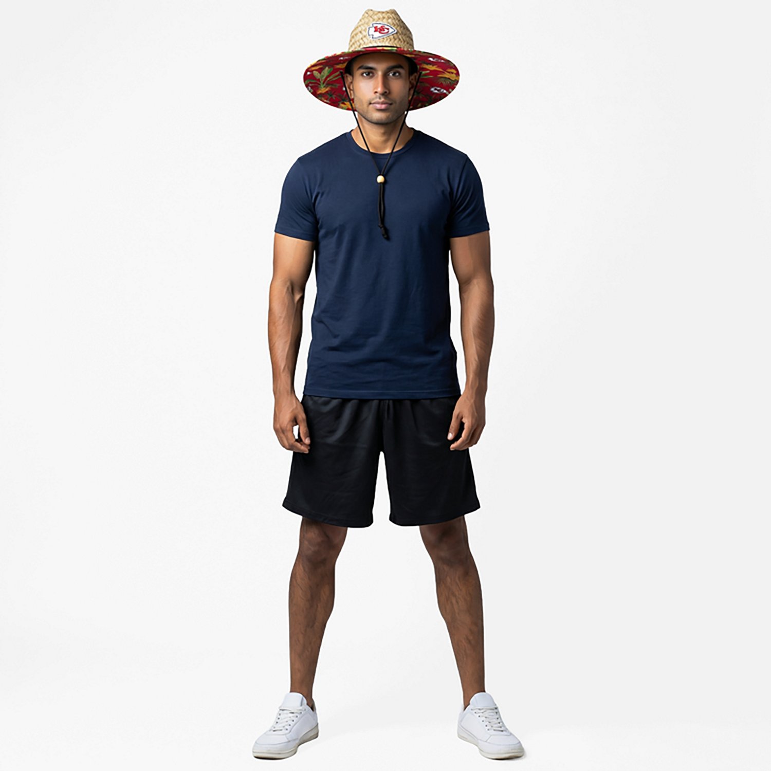 FOCO Men's Kansas City Chiefs Floral Print Straw Hat