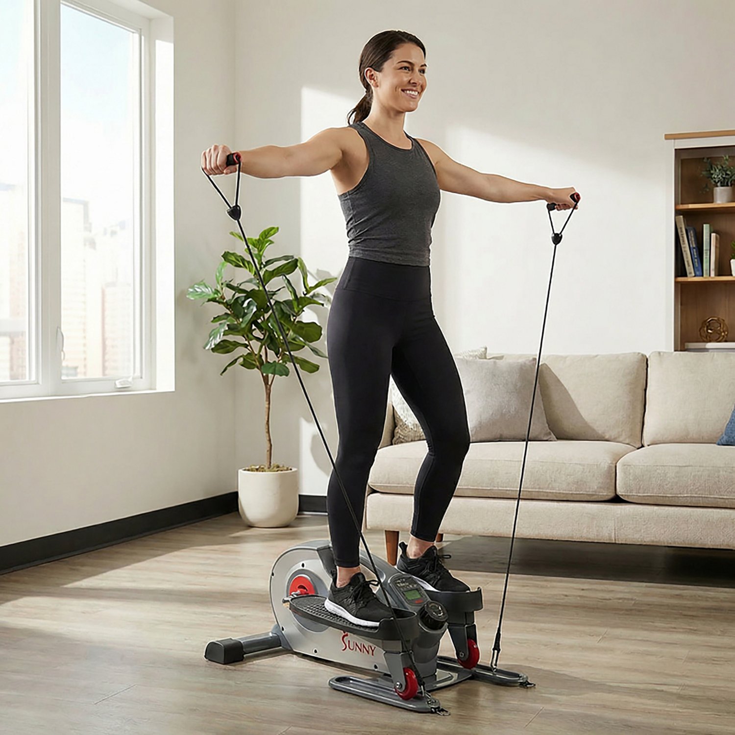 Sunny Health & Fitness Mini Elliptical  - view number 8