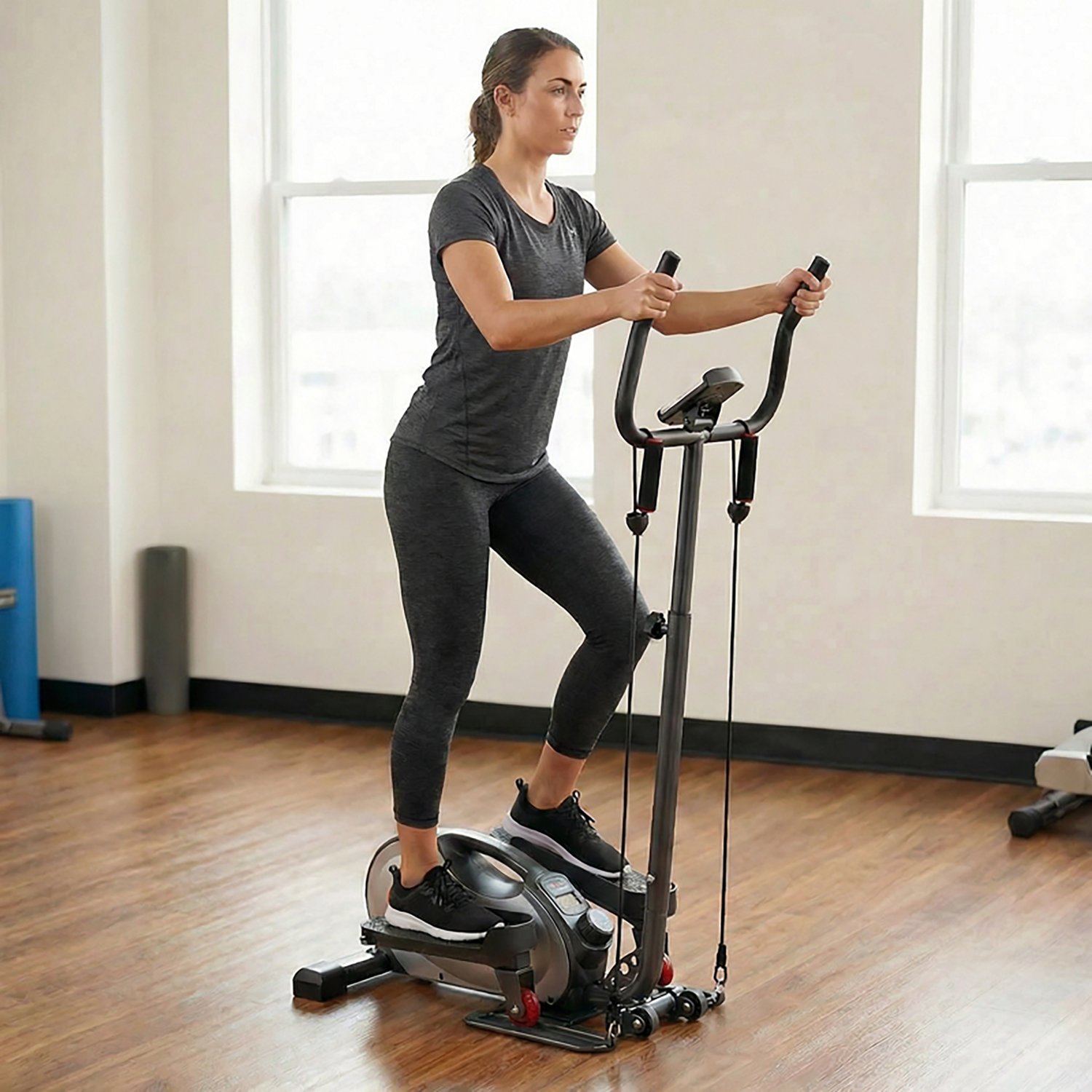 Sunny Health & Fitness Smart Stand Mini Elliptical Exercise Trainer - view number 8