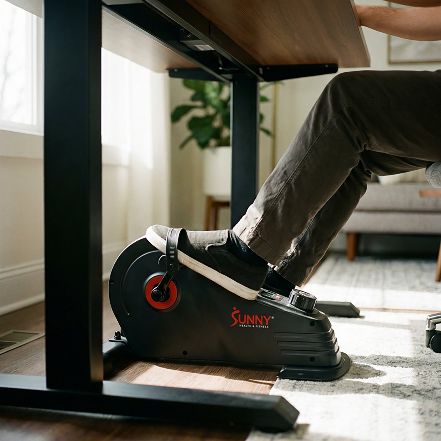 Sunny Health & Fitness Smart Under-Desk Pedal Exerciser - view number 8