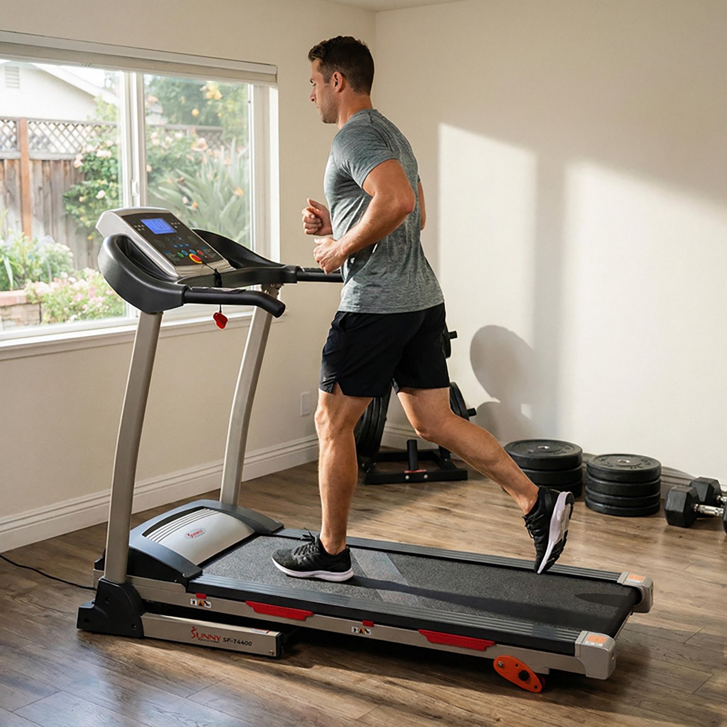 Sunny Health & Fitness Motorized Treadmill - view number 8