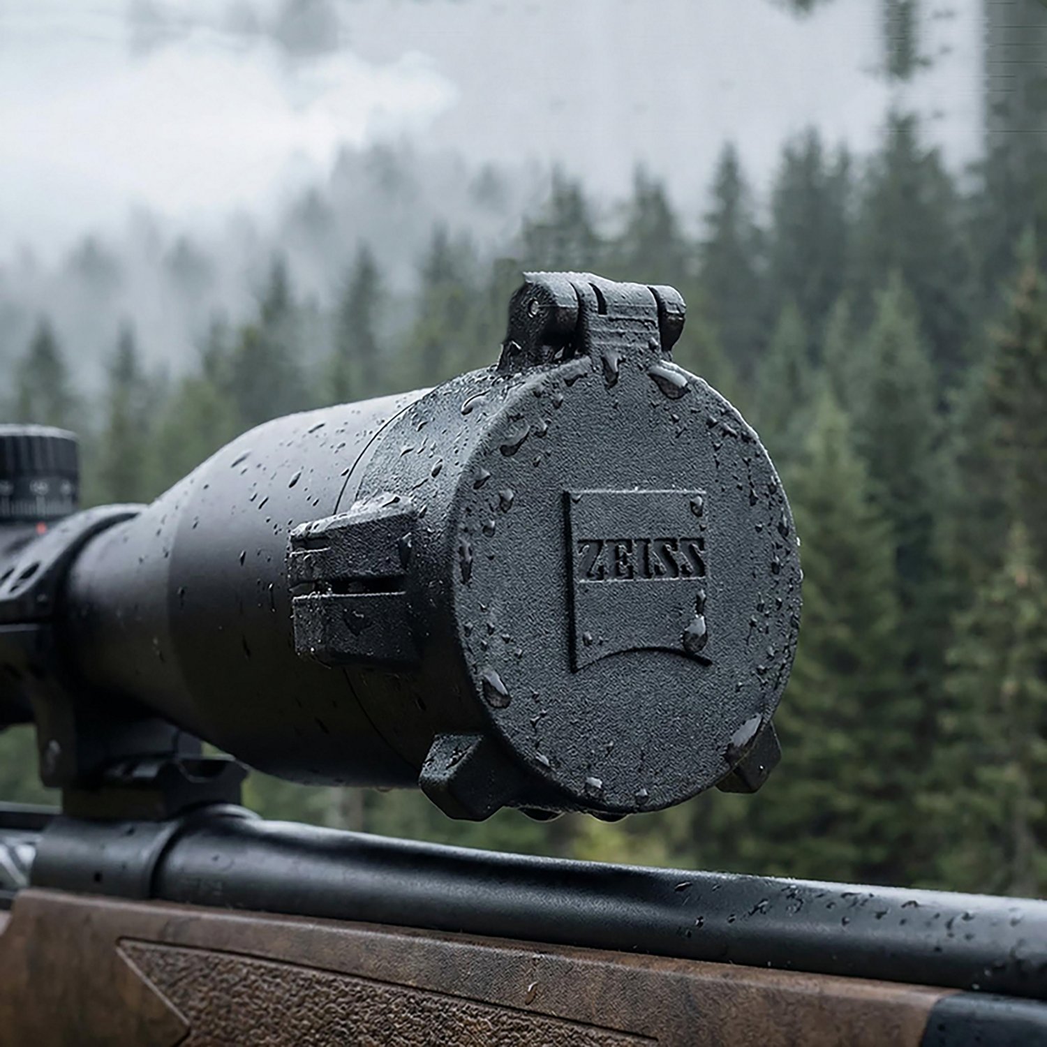 Zeiss 1.969 in Flip-Up and Fold-Flat Pro Objective Lens Cover for Conquest V4 44mm Riflescopes - view number 8