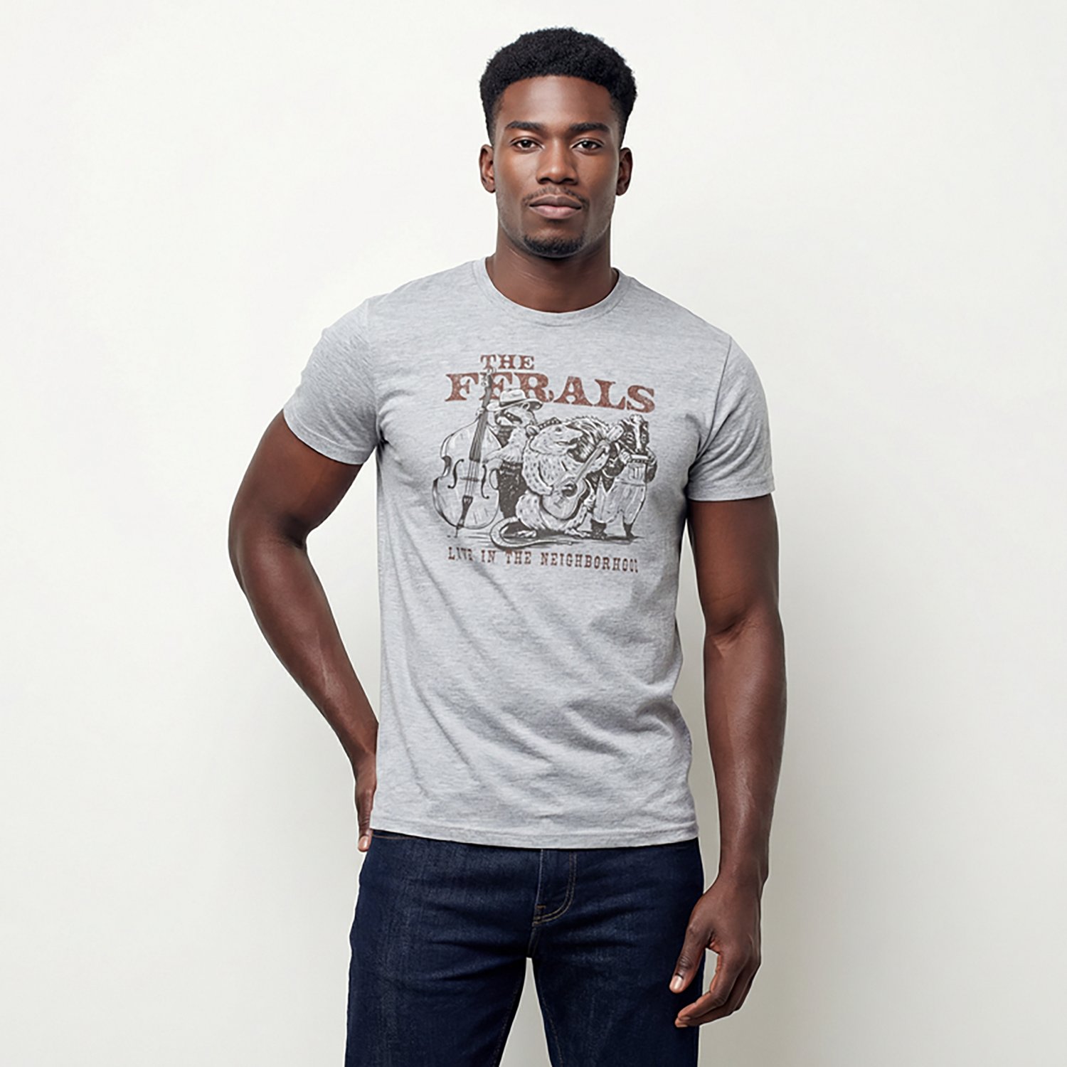 Academy Sports + Outdoors Men’s The Ferals T-shirt - view number 2