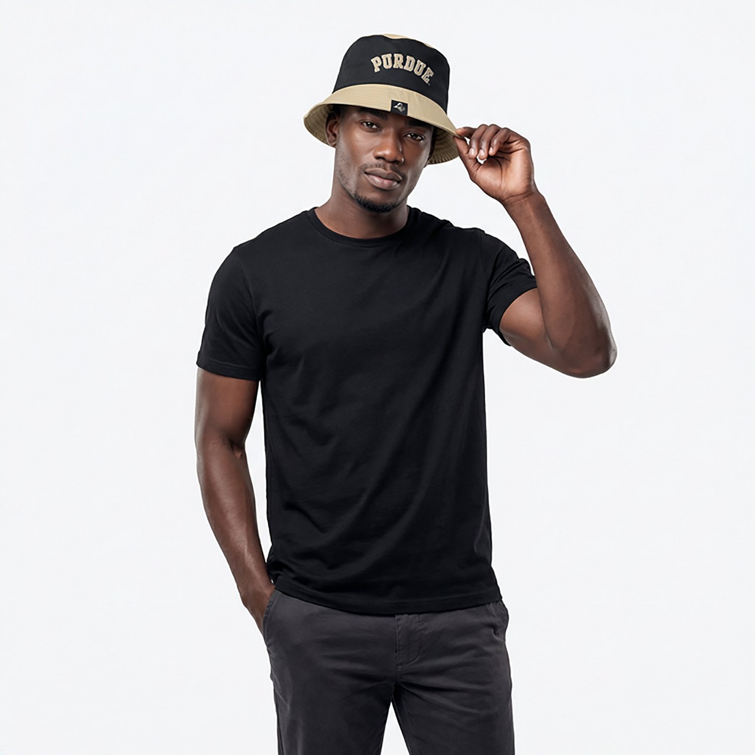 Nike Adults' Purdue Two Tone Apex Bucket Cap - view number 2