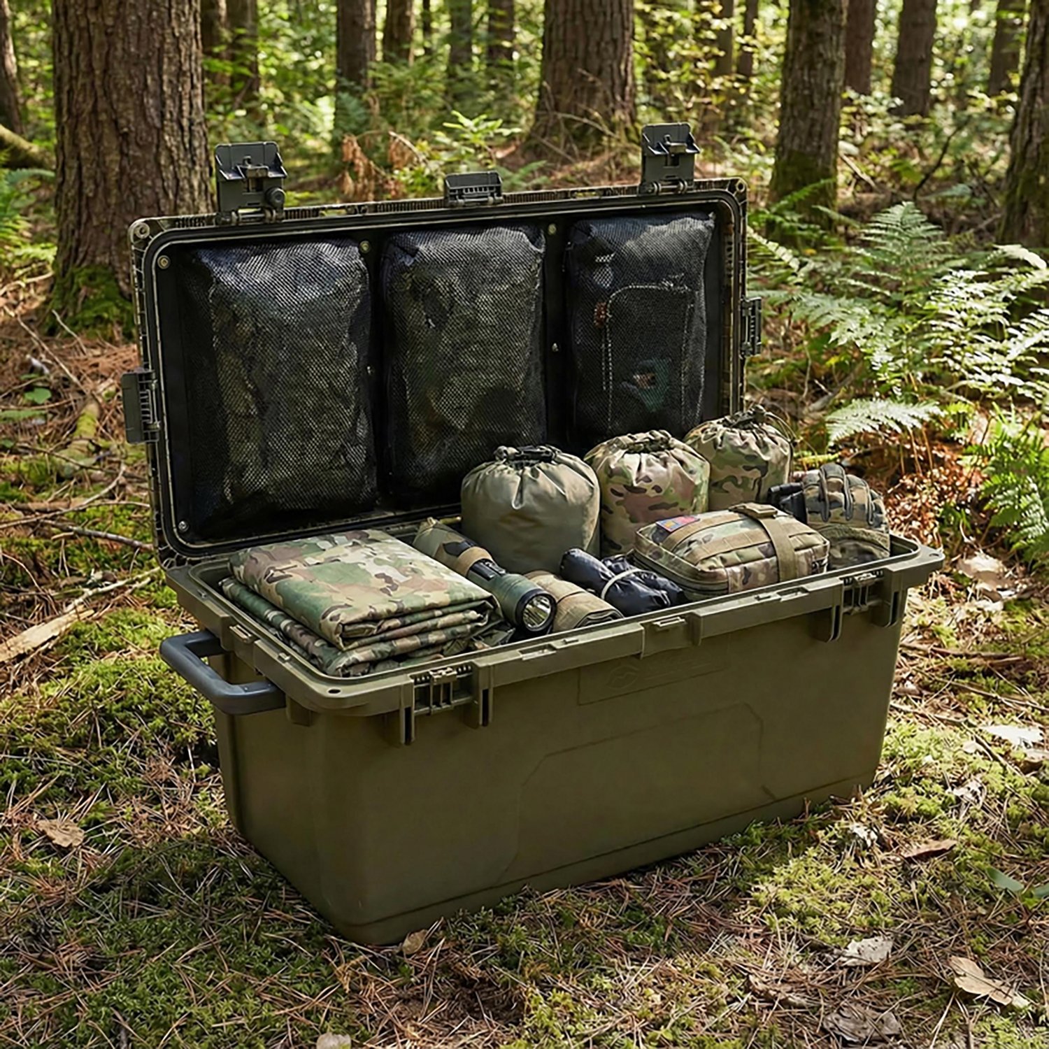 Magellan Outdoors Pro Hunt 92 L Camo Waterproof Gear Box - view number 3