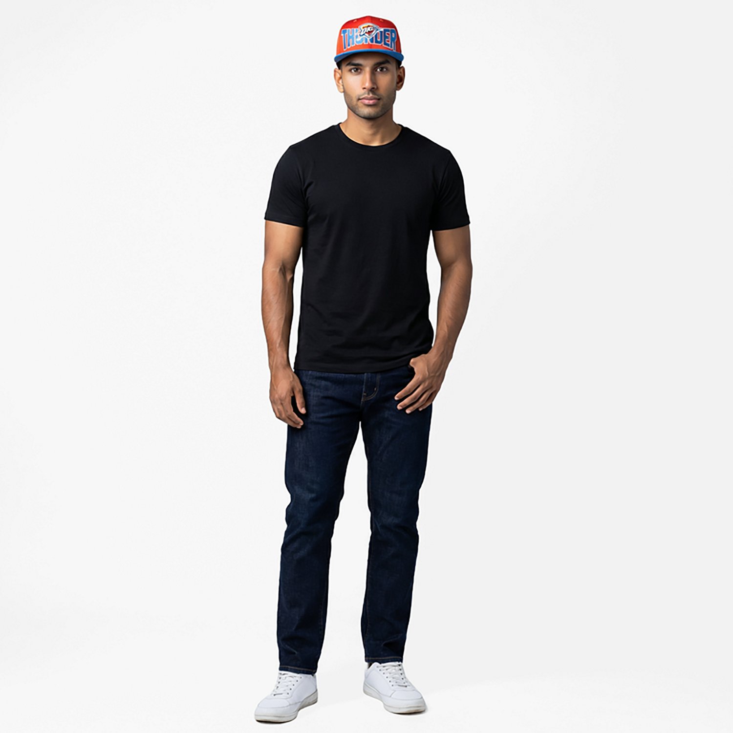 New Era Men's OKC Thunder Satin Blue 59FIFTY Cap