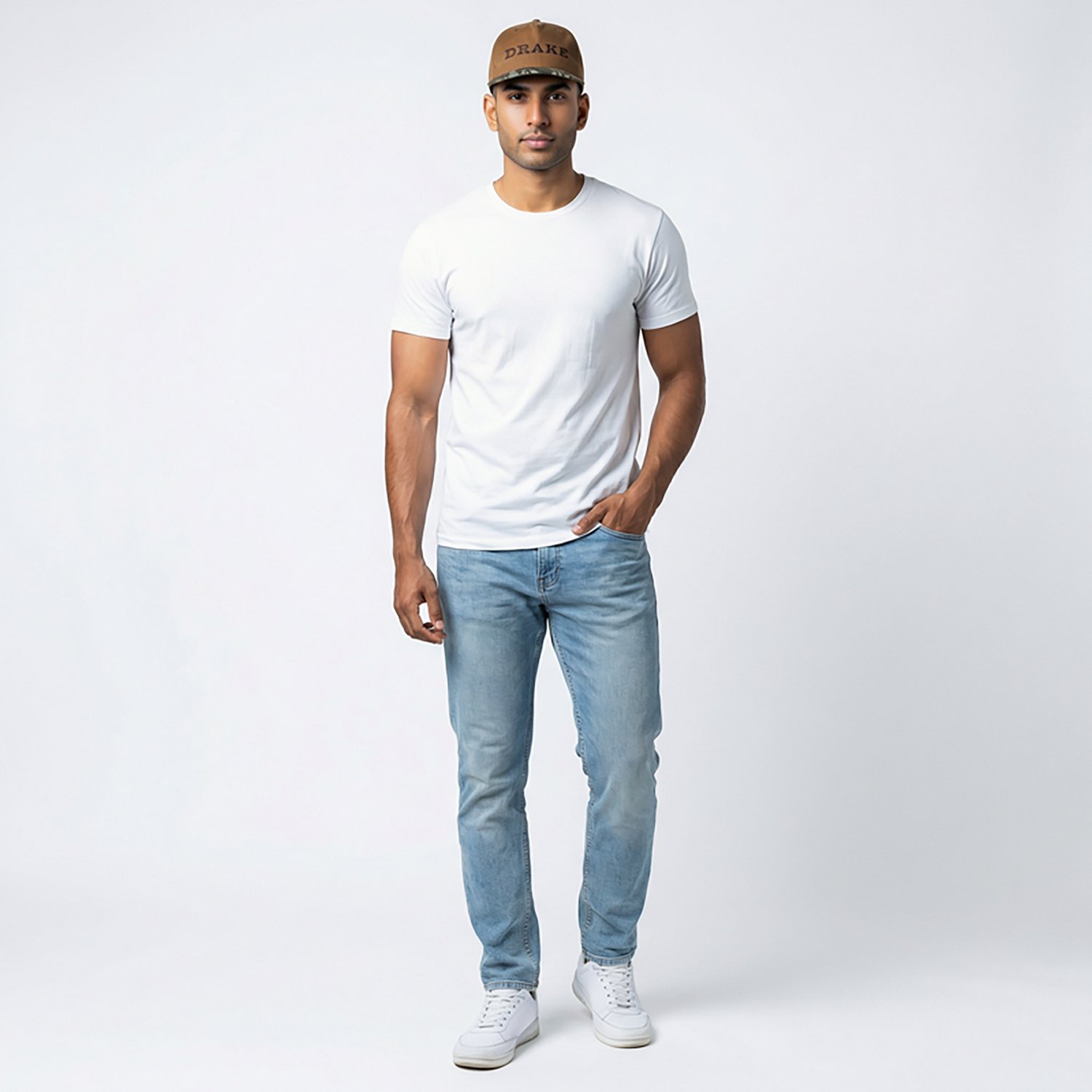 Drake Men's Waxed Flatbill Cap