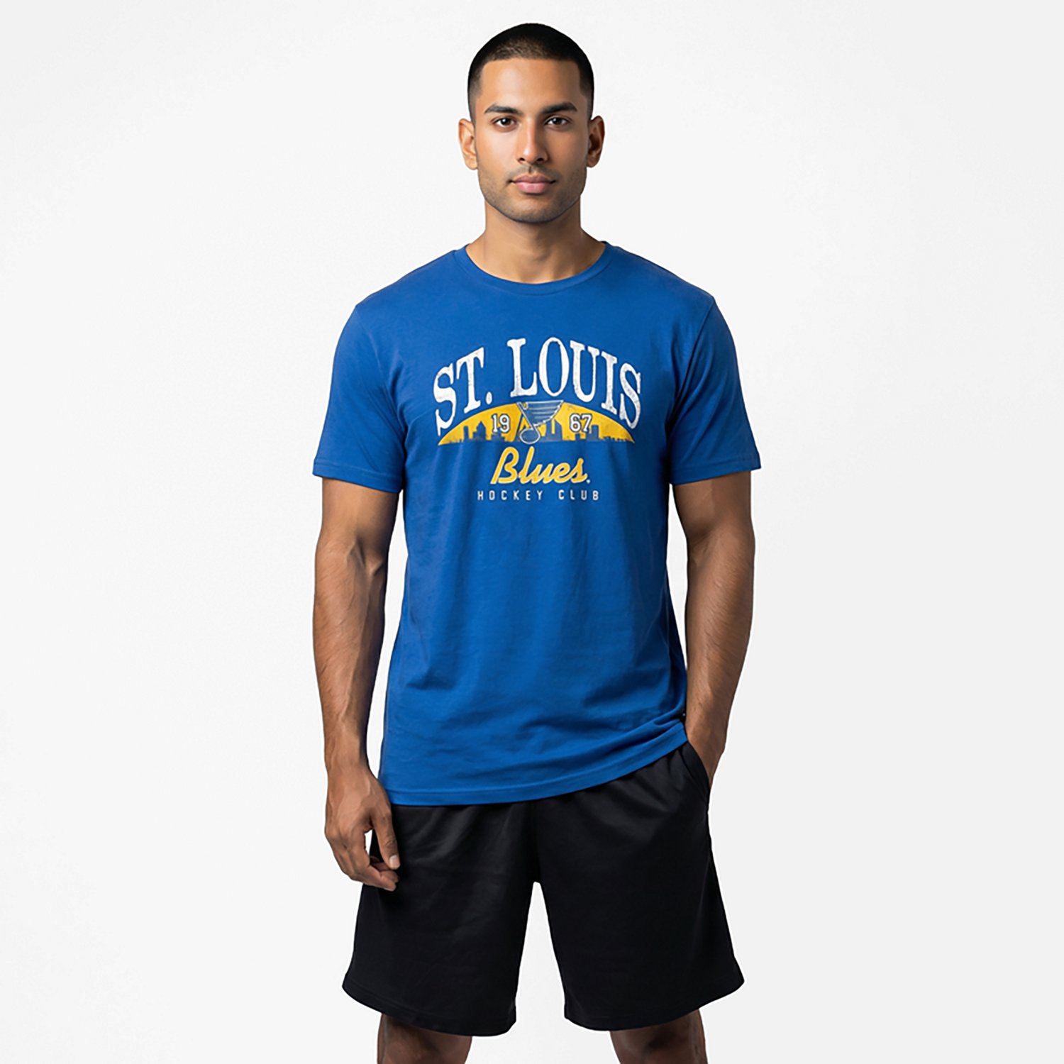 Fanatics Men's St. Louis Blues Native Nostalgia Legacy Cotton Short Sleeve T-shirt - view number 2