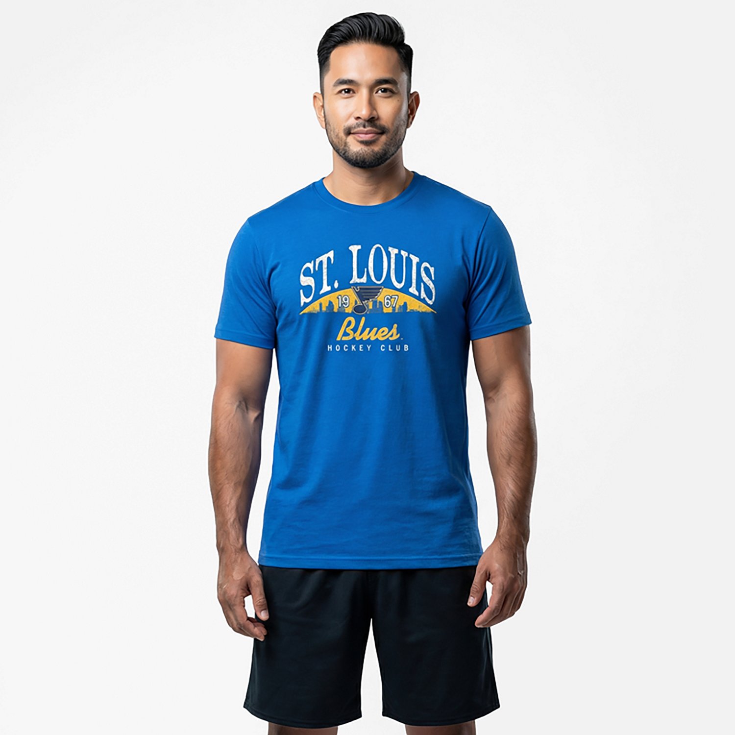 Fanatics Men's St. Louis Blues Vintage Native Nostalgia Legacy Cotton Short Sleeve T-shirt - view number 2