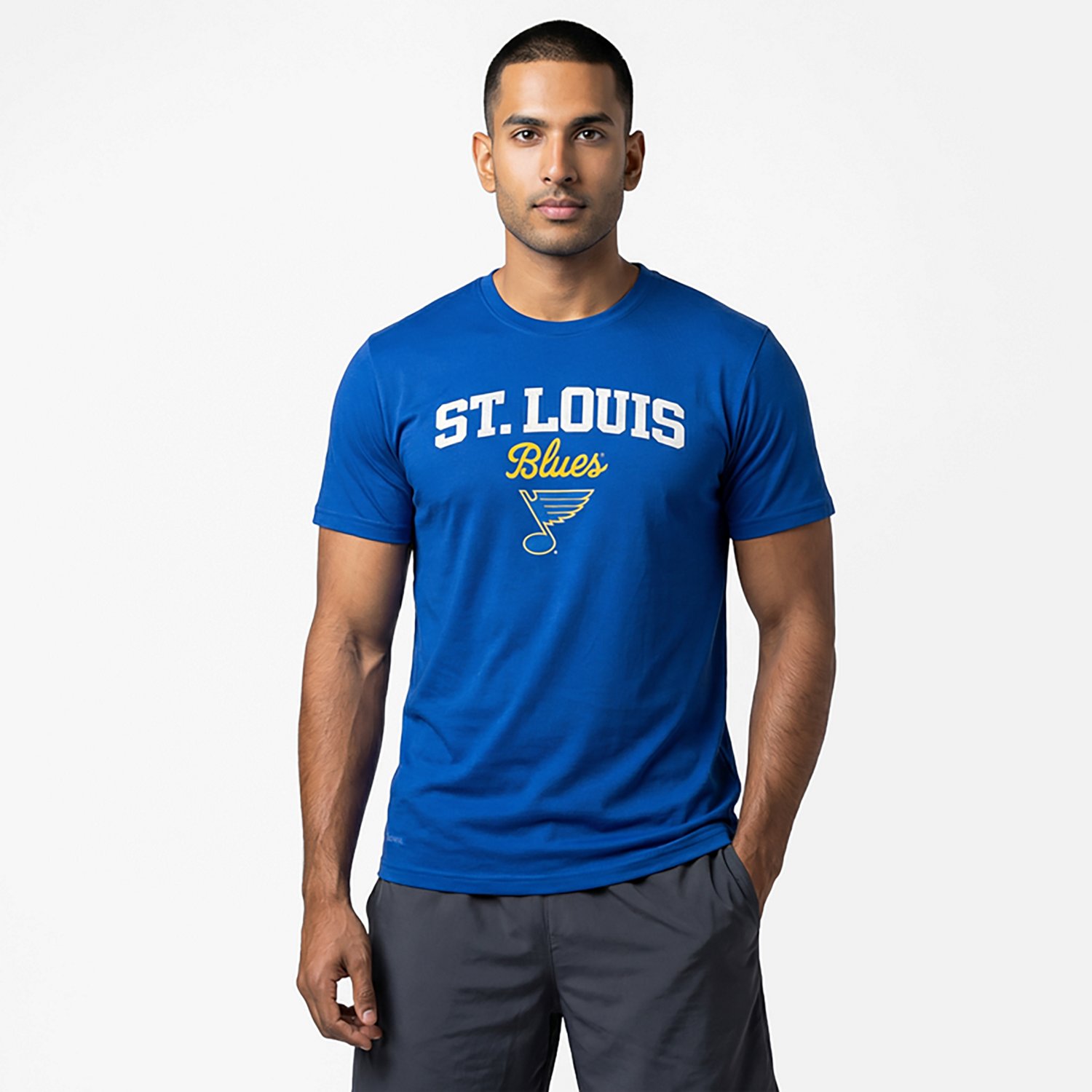 Fanatics Men's St. Louis Blues Trip Legacy Cotton Short Sleeve T-shirt - view number 2