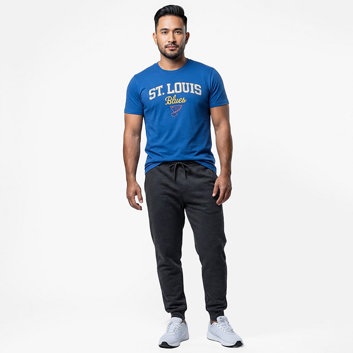 Fanatics Men's St. Louis Blues Vintage Trip Legacy Cotton Short Sleeve T-shirt - view number 2