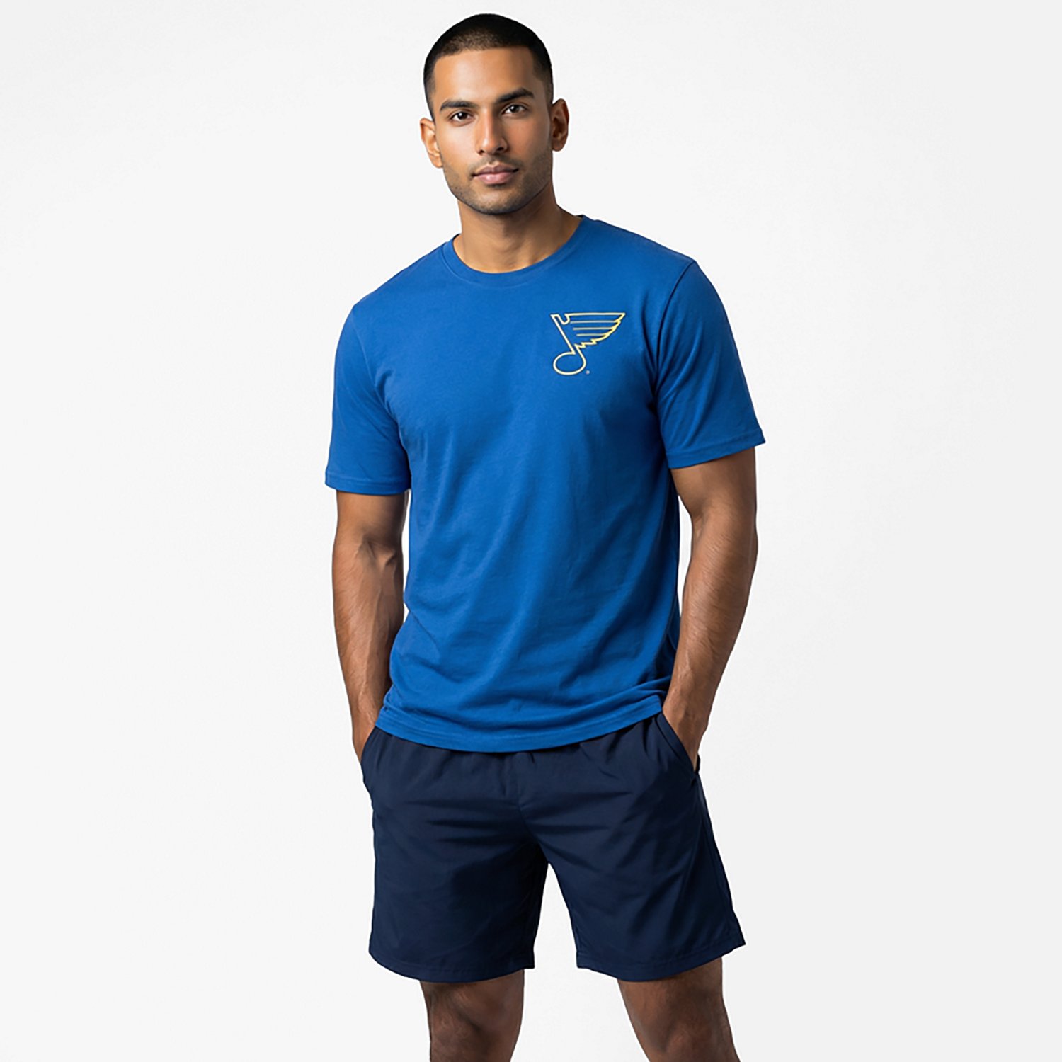 Fanatics Men's St. Louis Blues Hold the Line Legacy Cotton Short Sleeve T-shirt - view number 2
