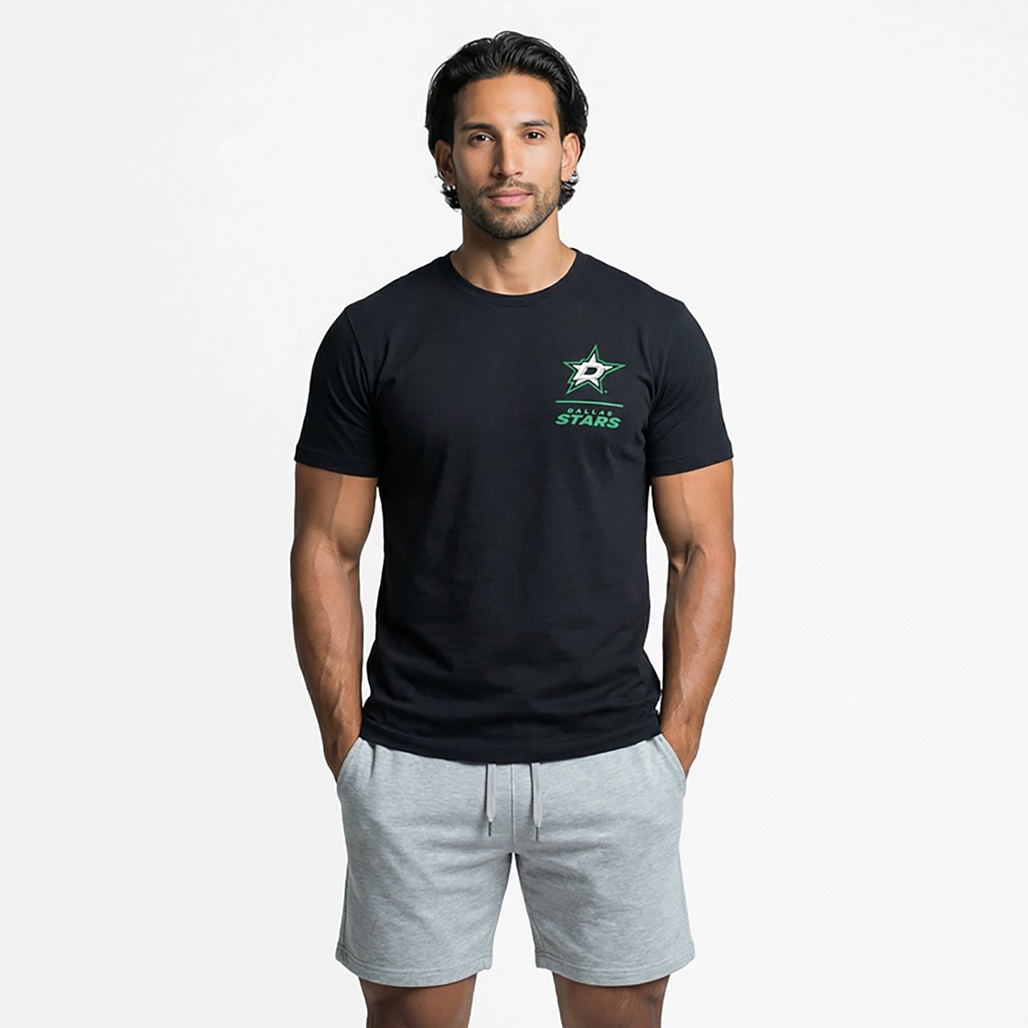 Fanatics Men's Dallas Stars Crash the Net Legacy Cotton Short Sleeve T-shirt - view number 2