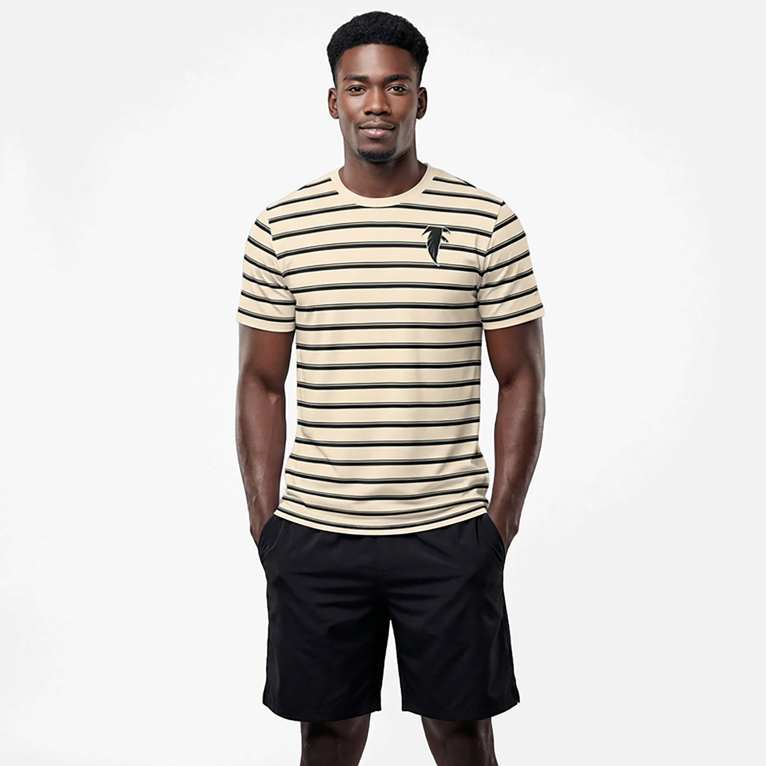 Nike Men's Falcons Rewind Club Striped T-shirt