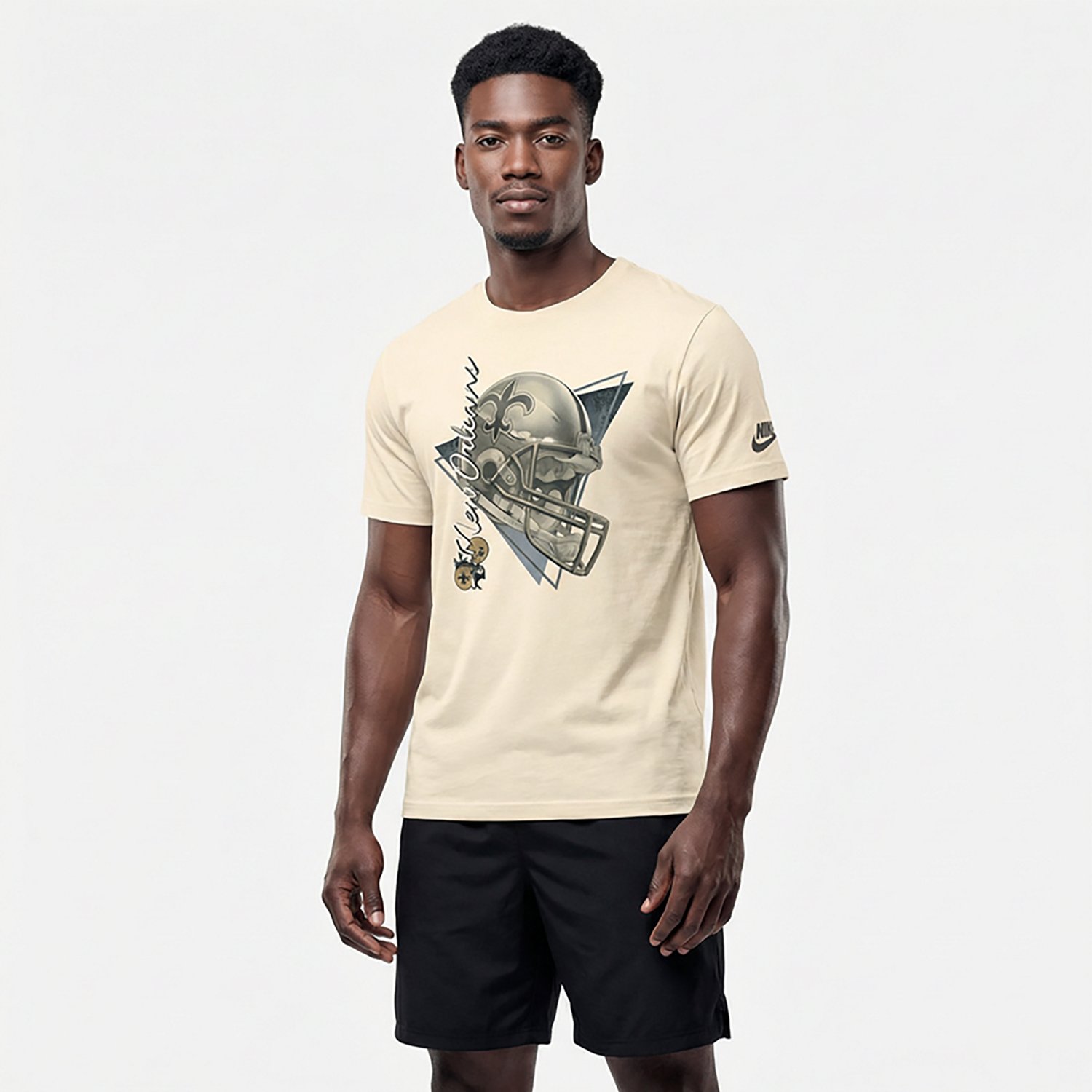 Nike Men's Saints Rewind Essential T-shirt - view number 2