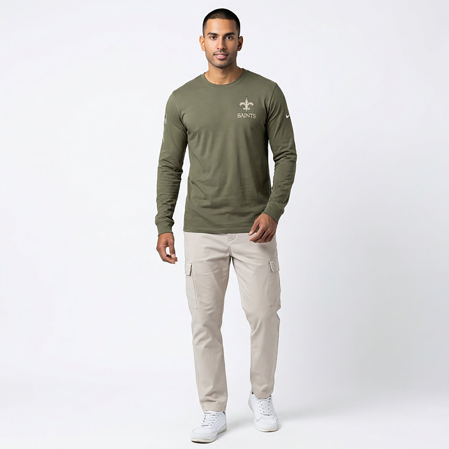 Nike Men's Saints Salute to Service Long Sleeve T-shirt