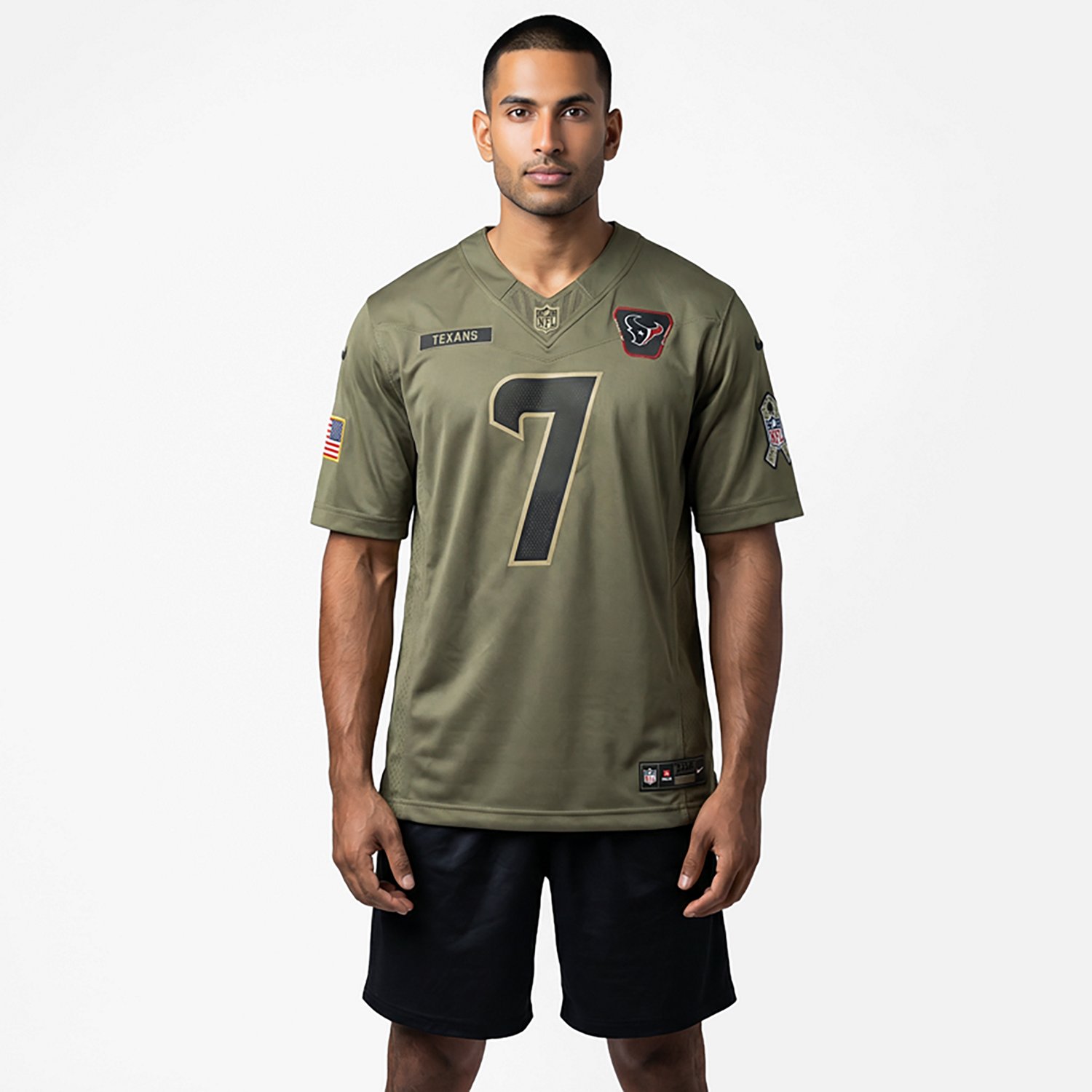 Nike Men's Texans C.J. Stroud Salute to Service Jersey - view number 2