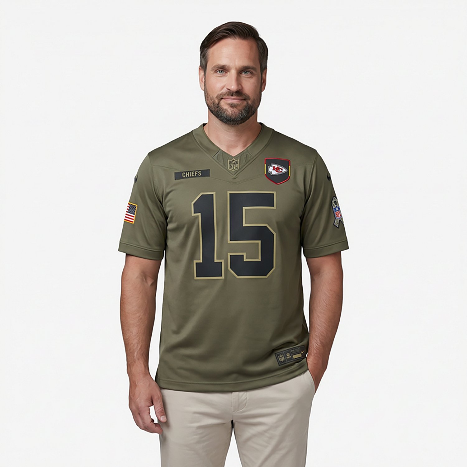 Nike Men's Chiefs Patrick Mahomes Salute to Service Jersey - view number 2