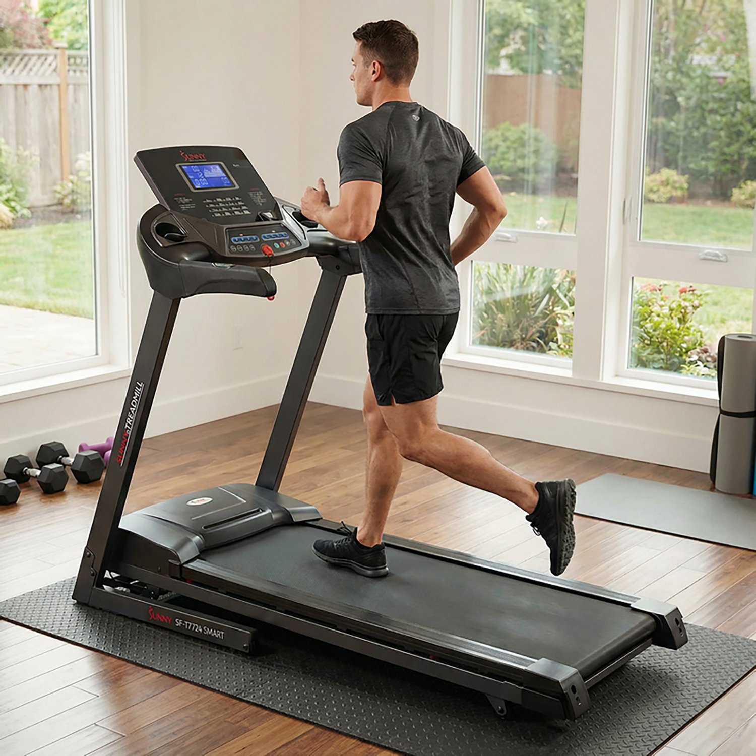 Sunny Health & Fitness Energy Flex Motorized Treadmill